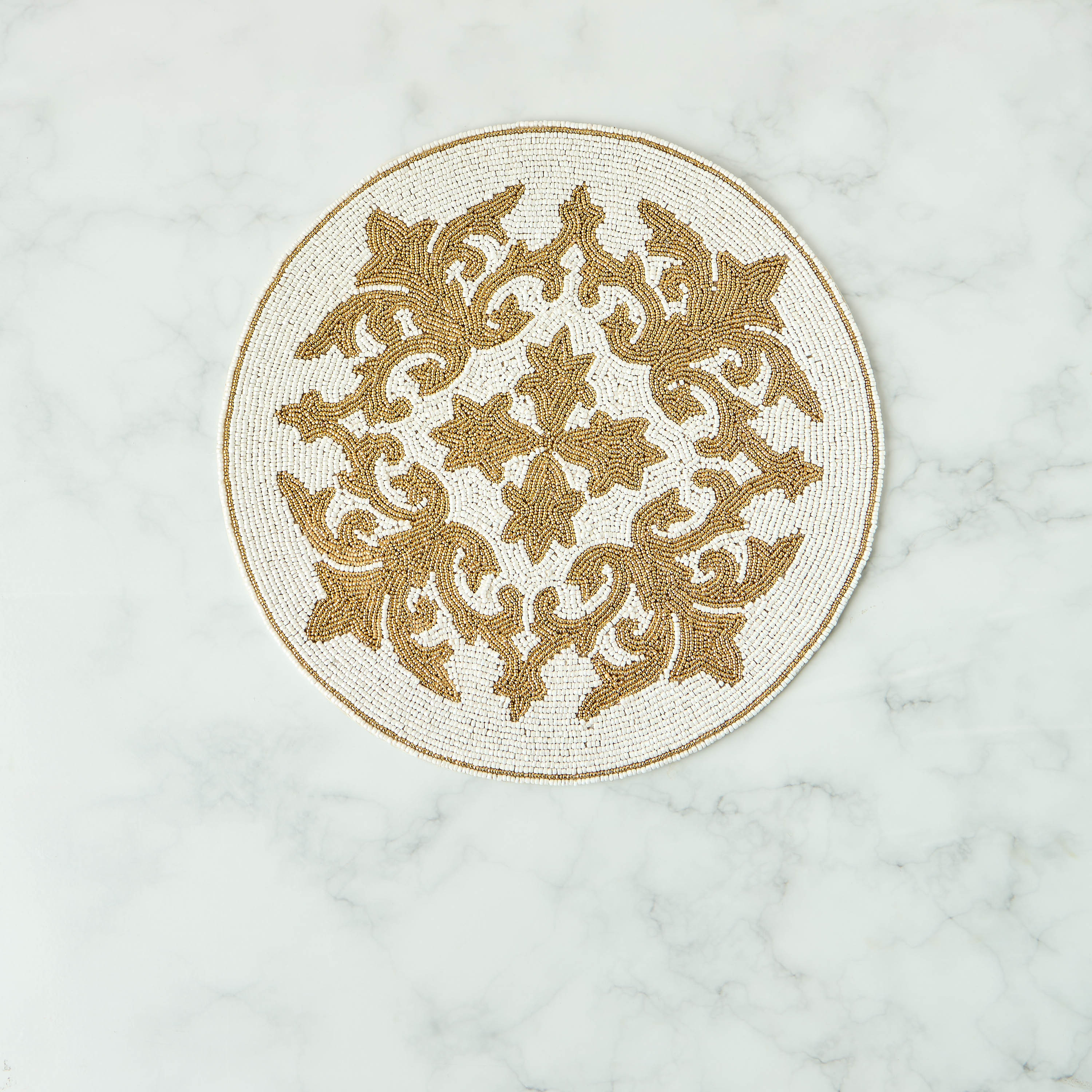 Gia Como Beaded Placemat-household-dining-tablelinen-placemats-image-3