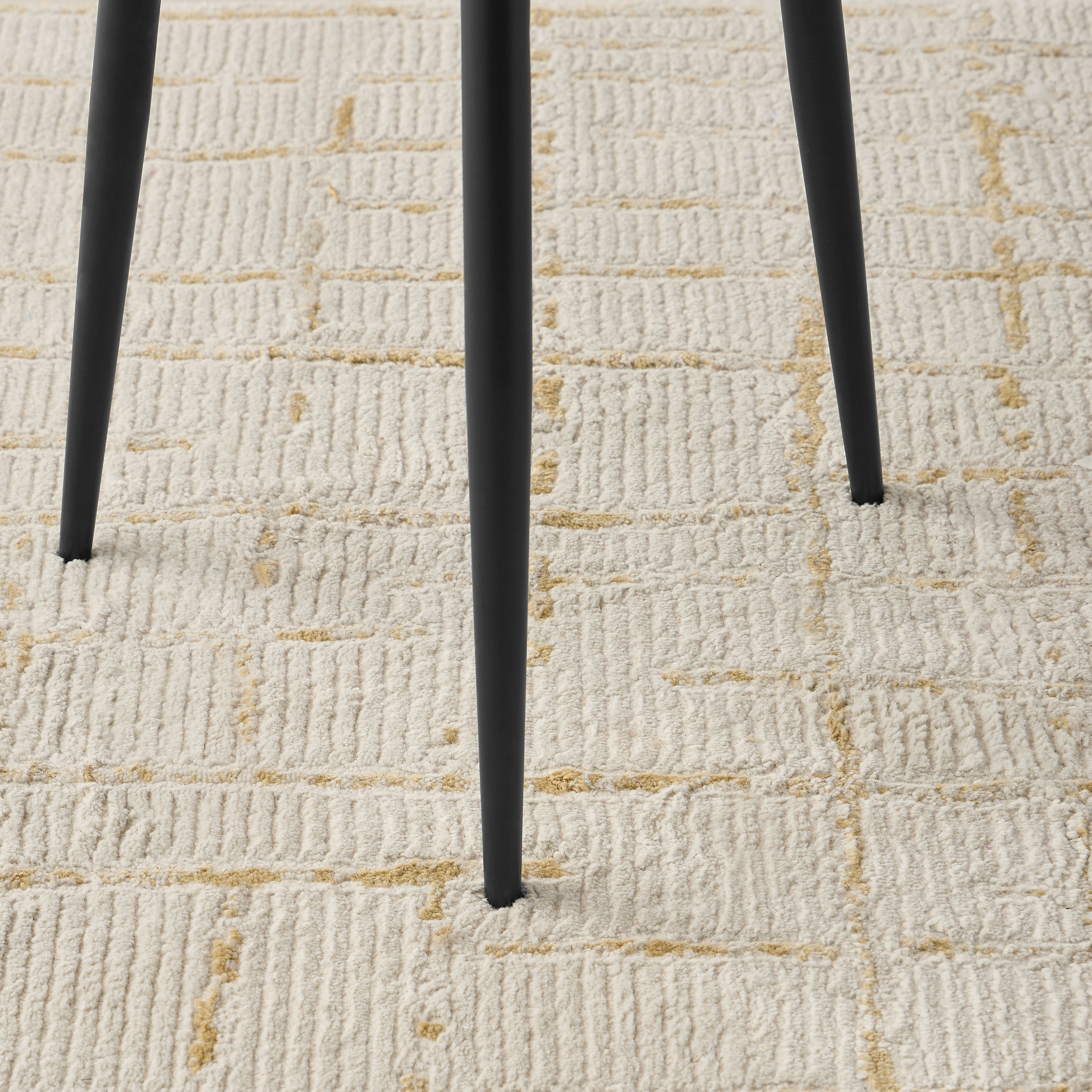 Palm Tree Textured Metal Top Side Table - 40x52 cms-furniture-livingroom-sideandendtables-image-4
