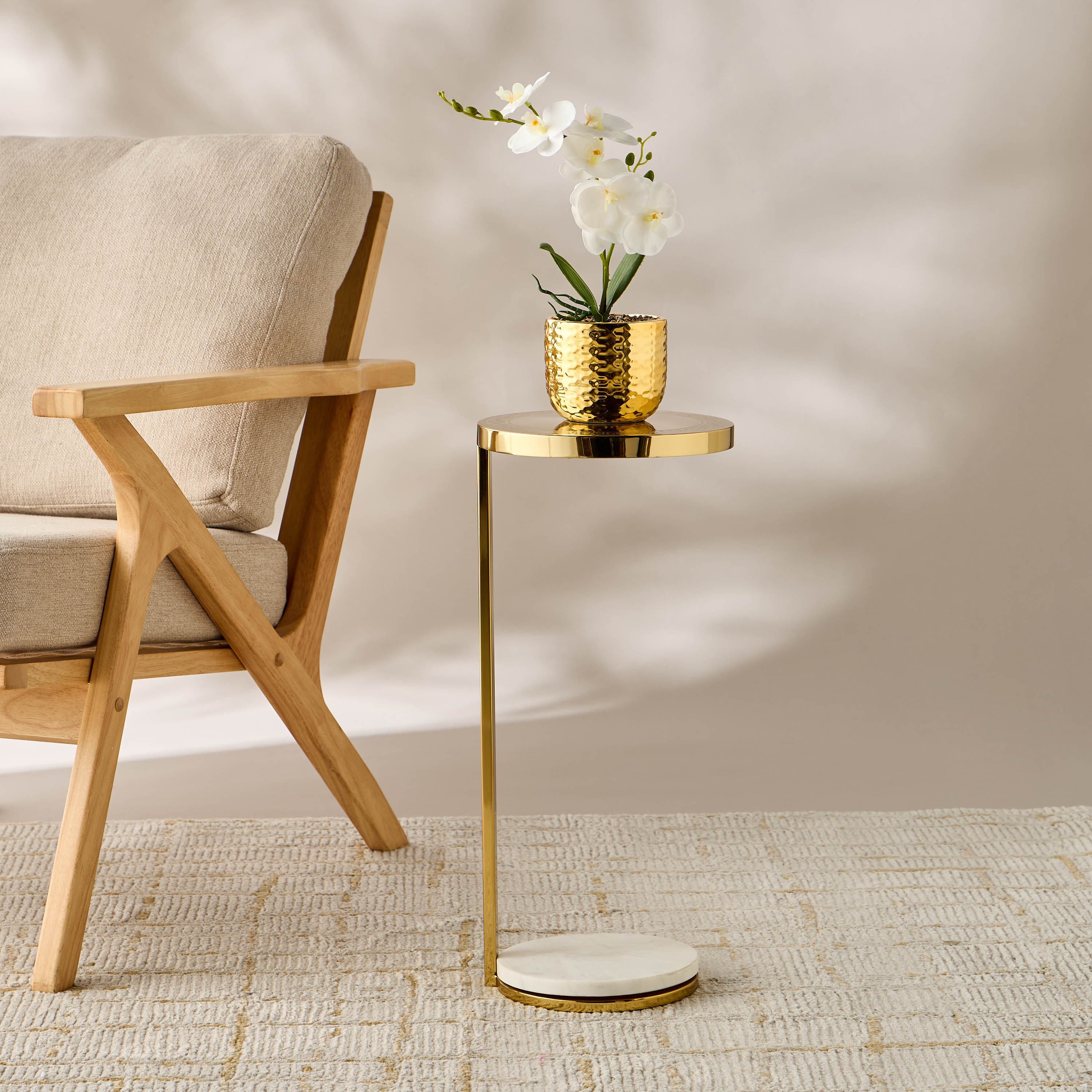 Gia Como Metal Side Table - 58 cms-furniture-livingroom-sideandendtables-image-1