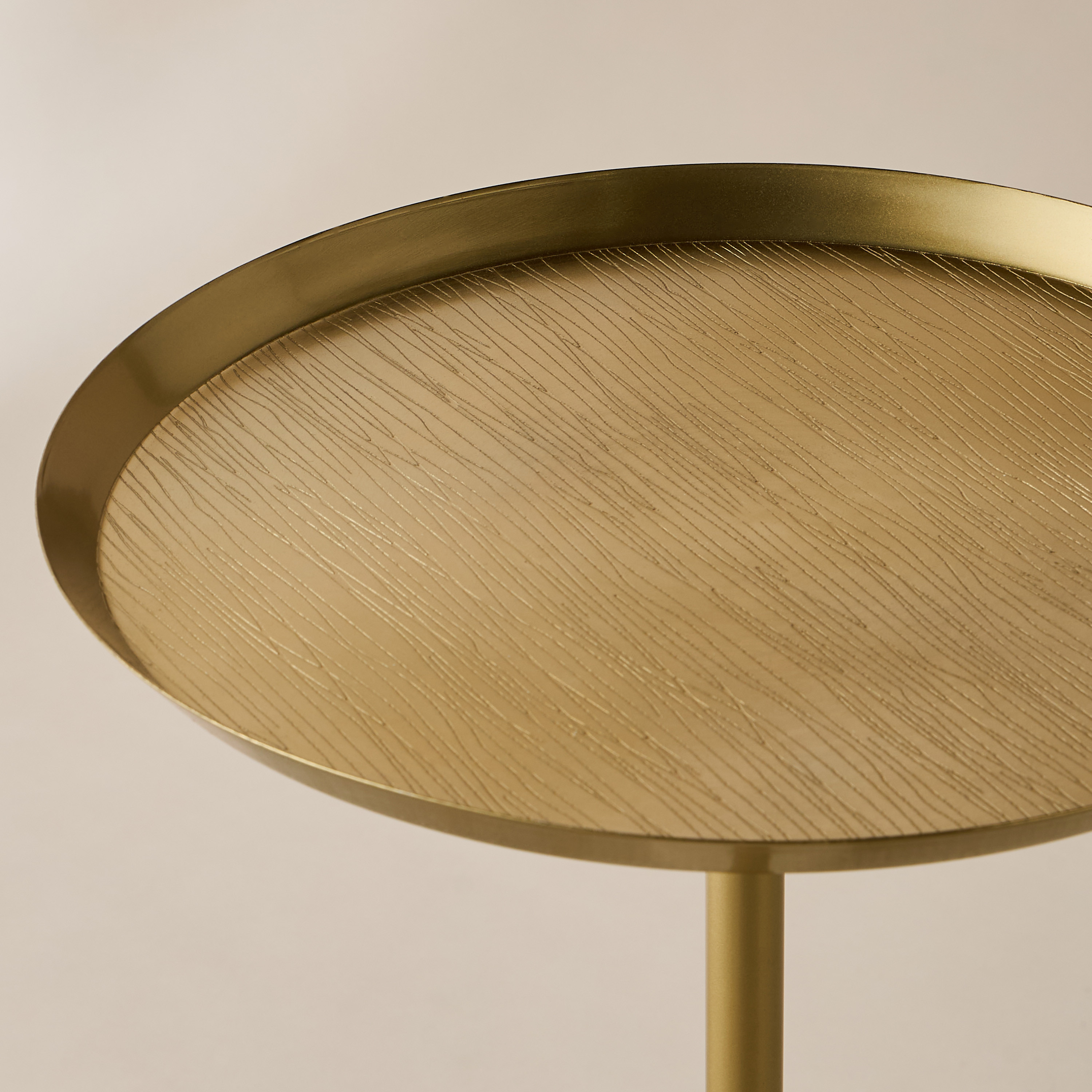 Metal Top Side Table with Pedestal Base - 56 cms-furniture-livingroom-sideandendtables-image-4
