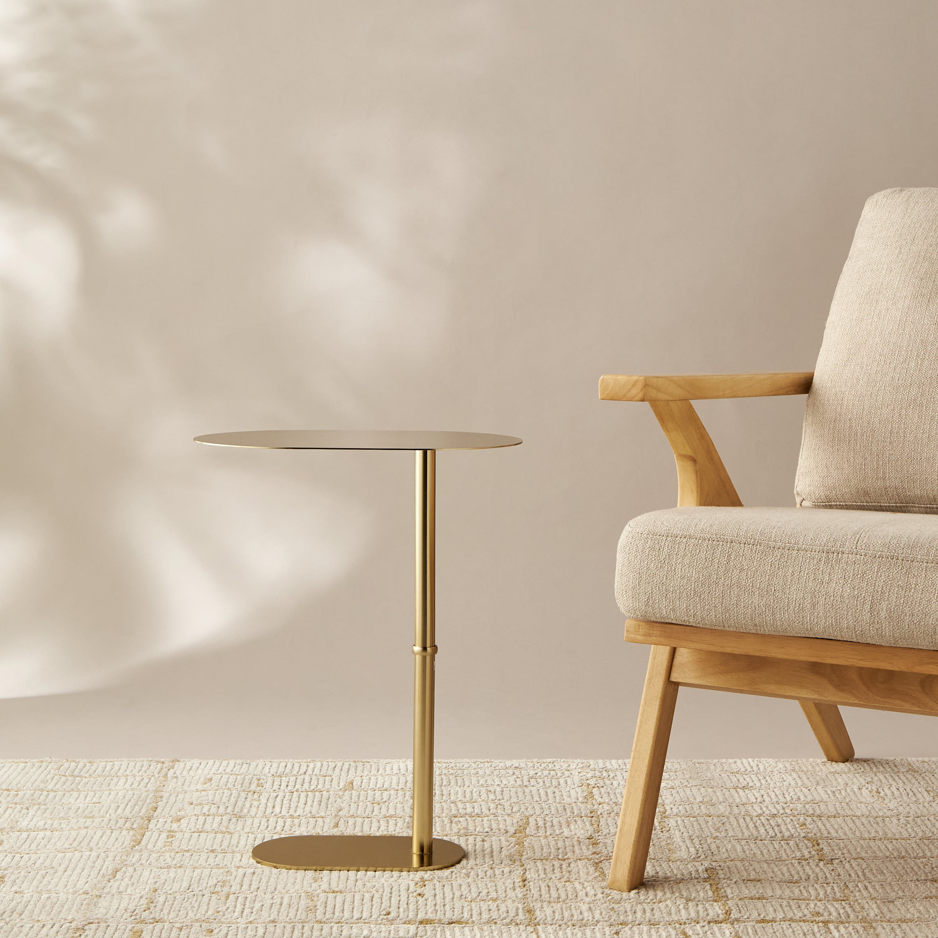 Metal Top Side Table - 40x51 cms-furniture-livingroom-sideandendtables-image-3