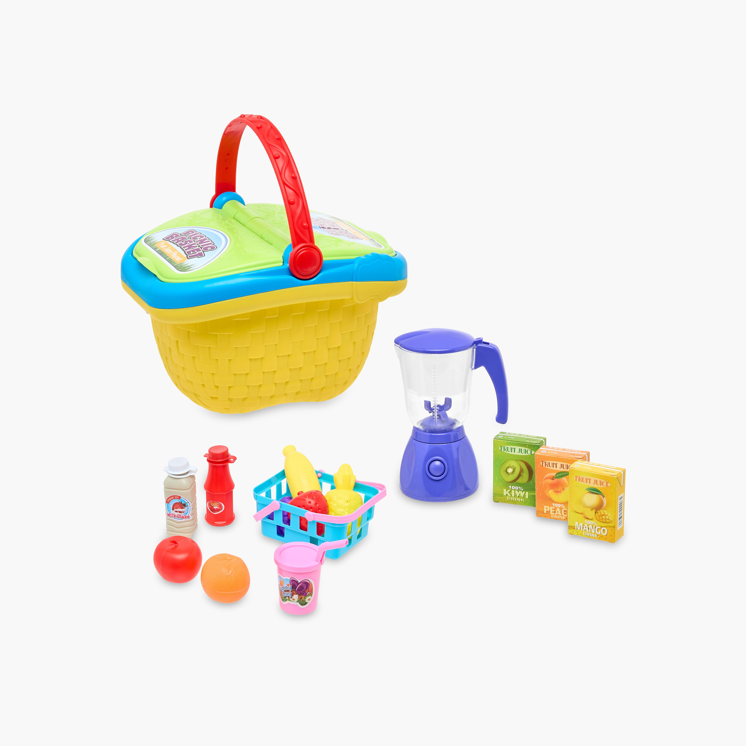 مجموعة ألعاب سلة التنزه وعصير الفواكه-toys-roleplay-playfoods-image-1
