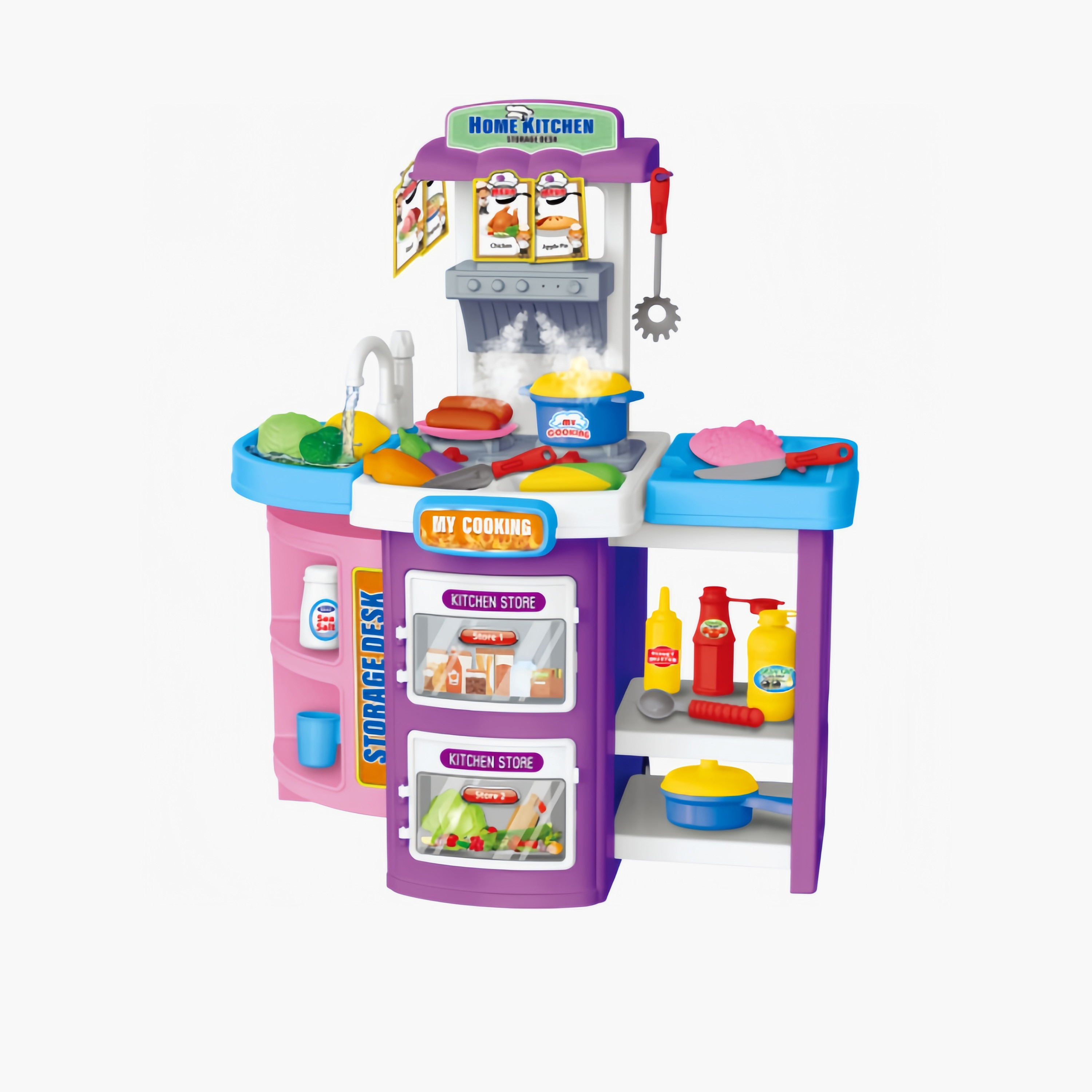 مكتب تخزين هوم كيتشن 2 في 1-toys-roleplay-householdsets-image-4