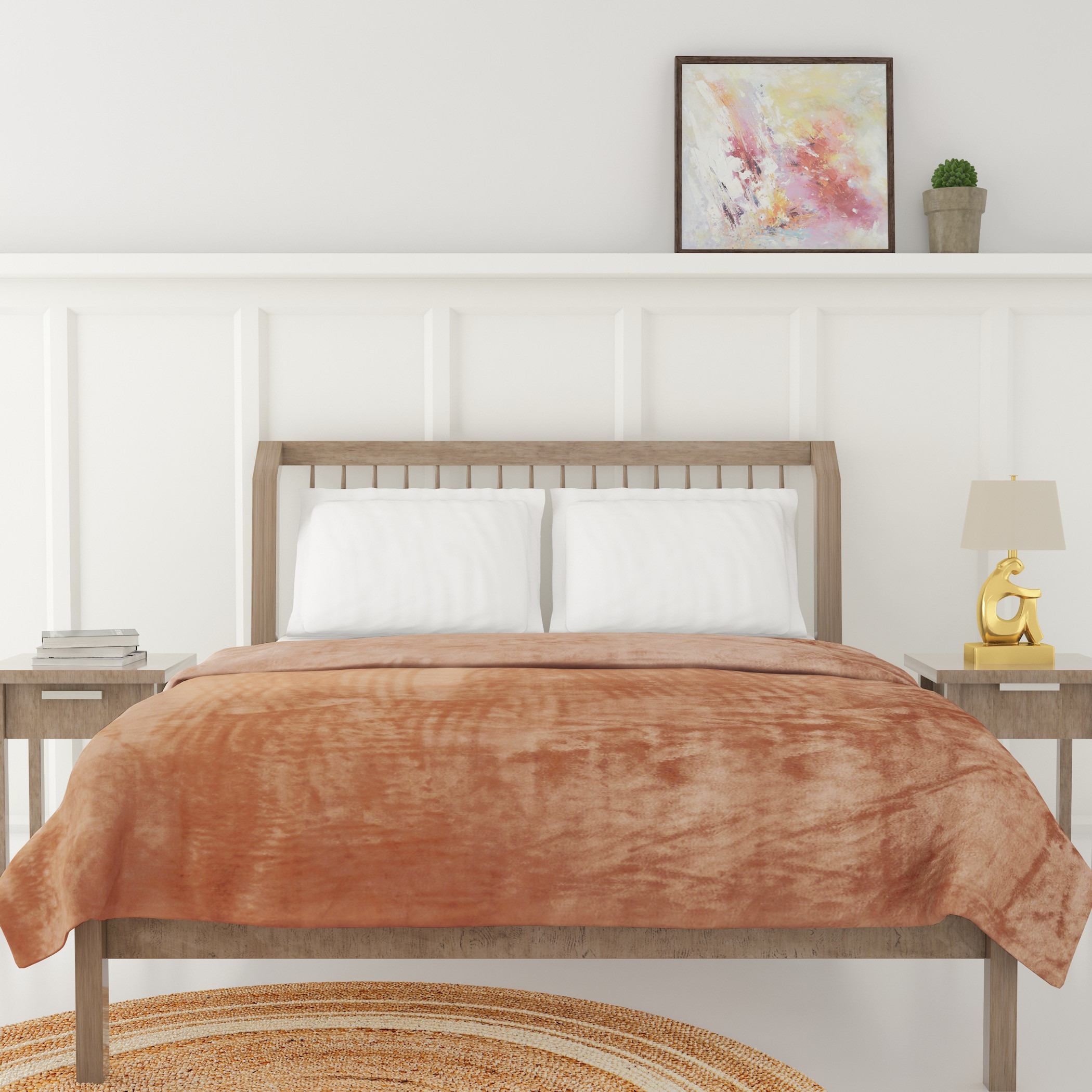 Luxury Flannel Blanket - 200x220 cms-household-cushionsandthrows-throwsandblankets-blankets-image-1