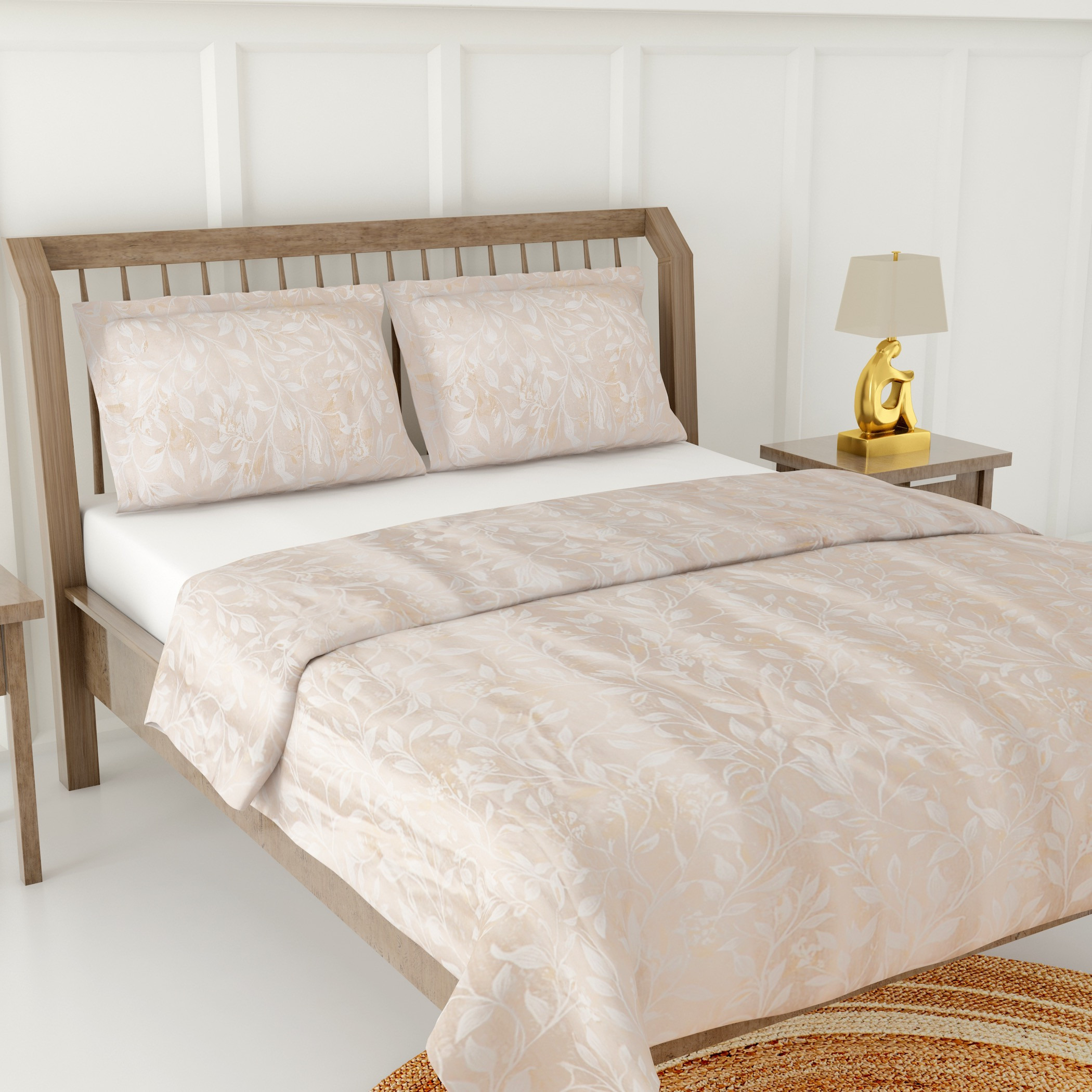 Floral Print 3-Piece King Comforter Set - 240x260 cms-household-bedding-comfortersandbedspreads-comforters-image-3