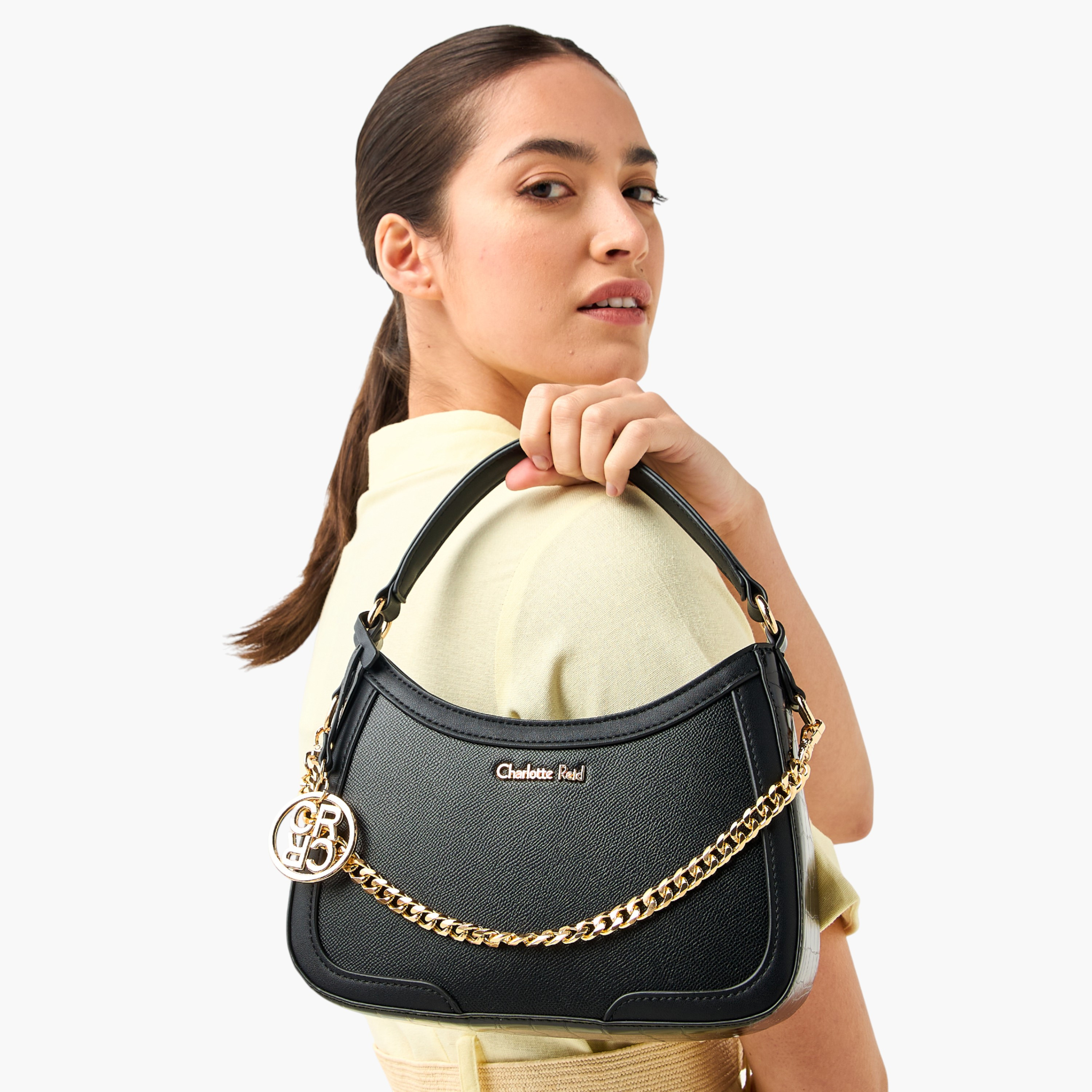 Charlotte Reid Textured Shoulder Bag with Pouch-women-bagsandwallets-handbags-image-2