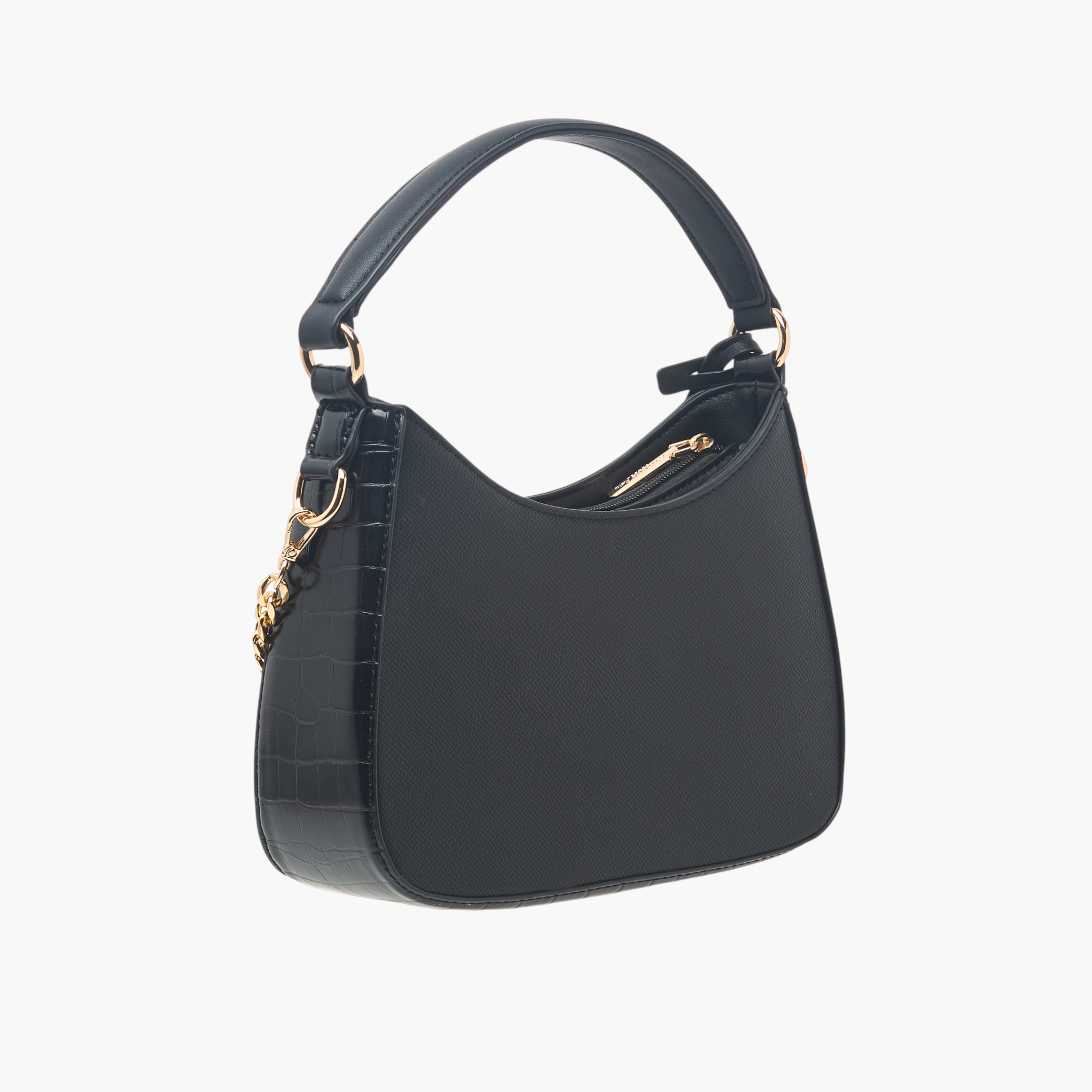 Charlotte Reid Textured Shoulder Bag with Pouch-women-bagsandwallets-handbags-image-4