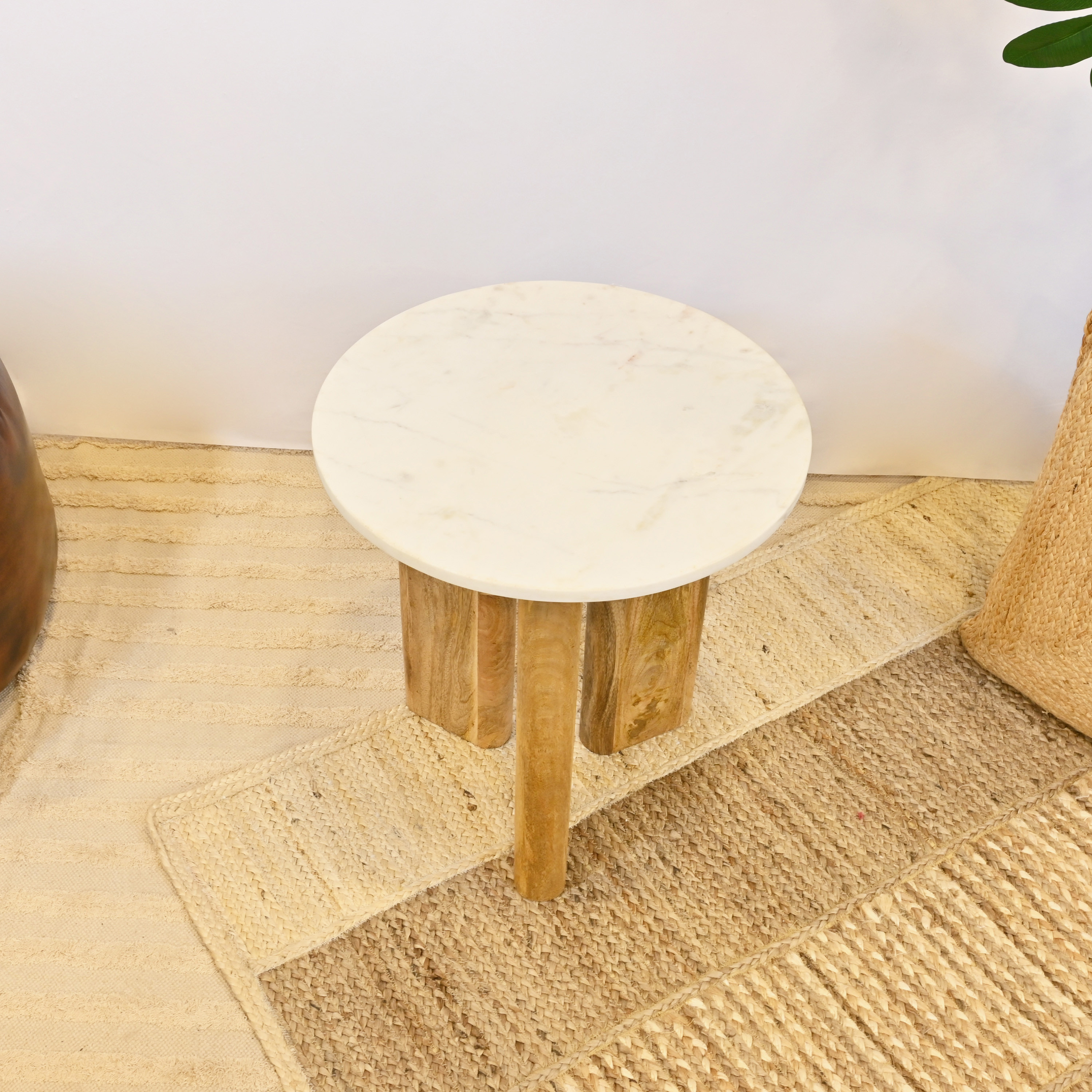 Crafted by Lifestyle Marble Top Accent Table-furniture-livingroom-sideandendtables-image-3