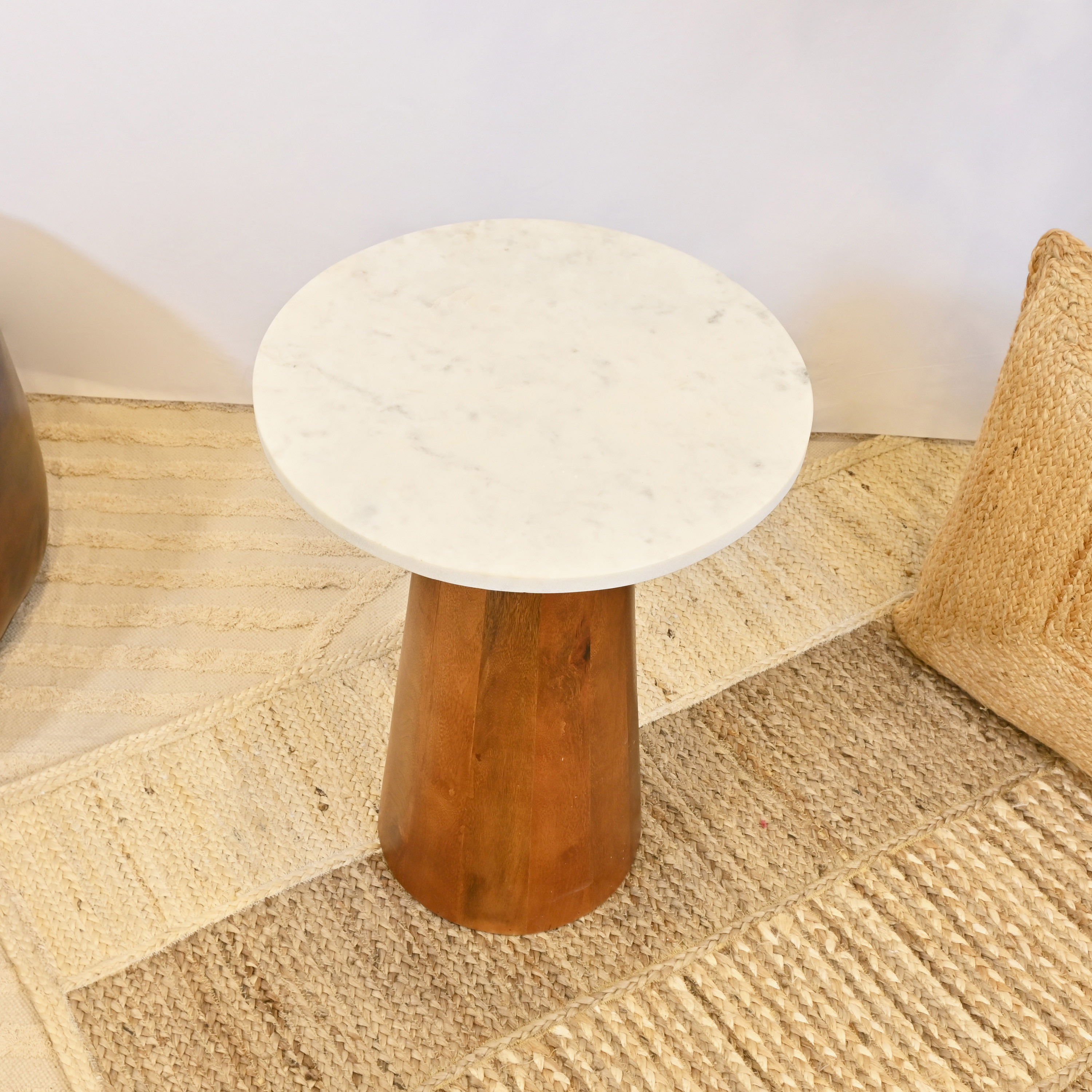 Crafted by Lifestyle Marble Top Accent Table-furniture-livingroom-sideandendtables-image-4