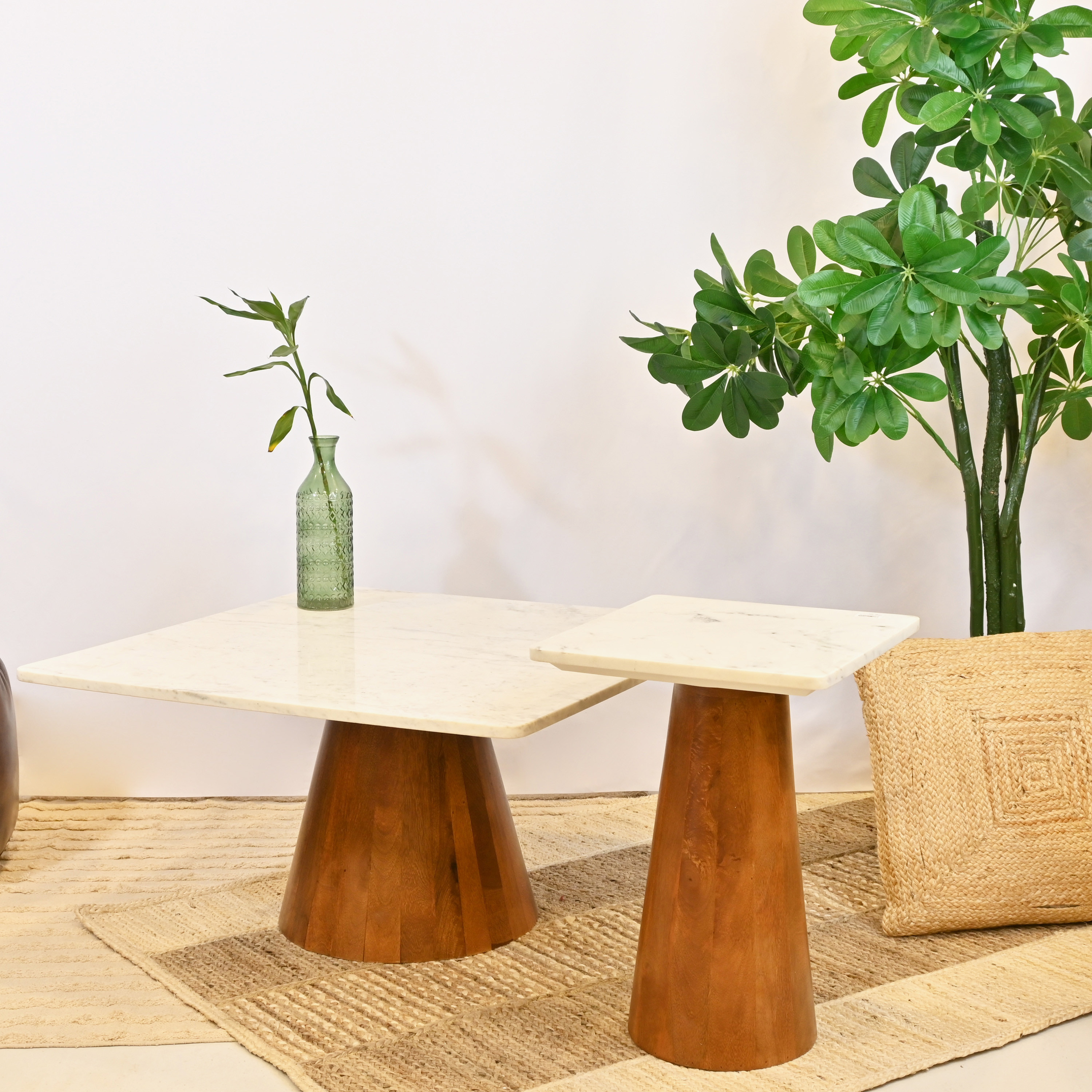 Crafted by Lifestyle Marble Top Accent Table-furniture-livingroom-sideandendtables-image-4