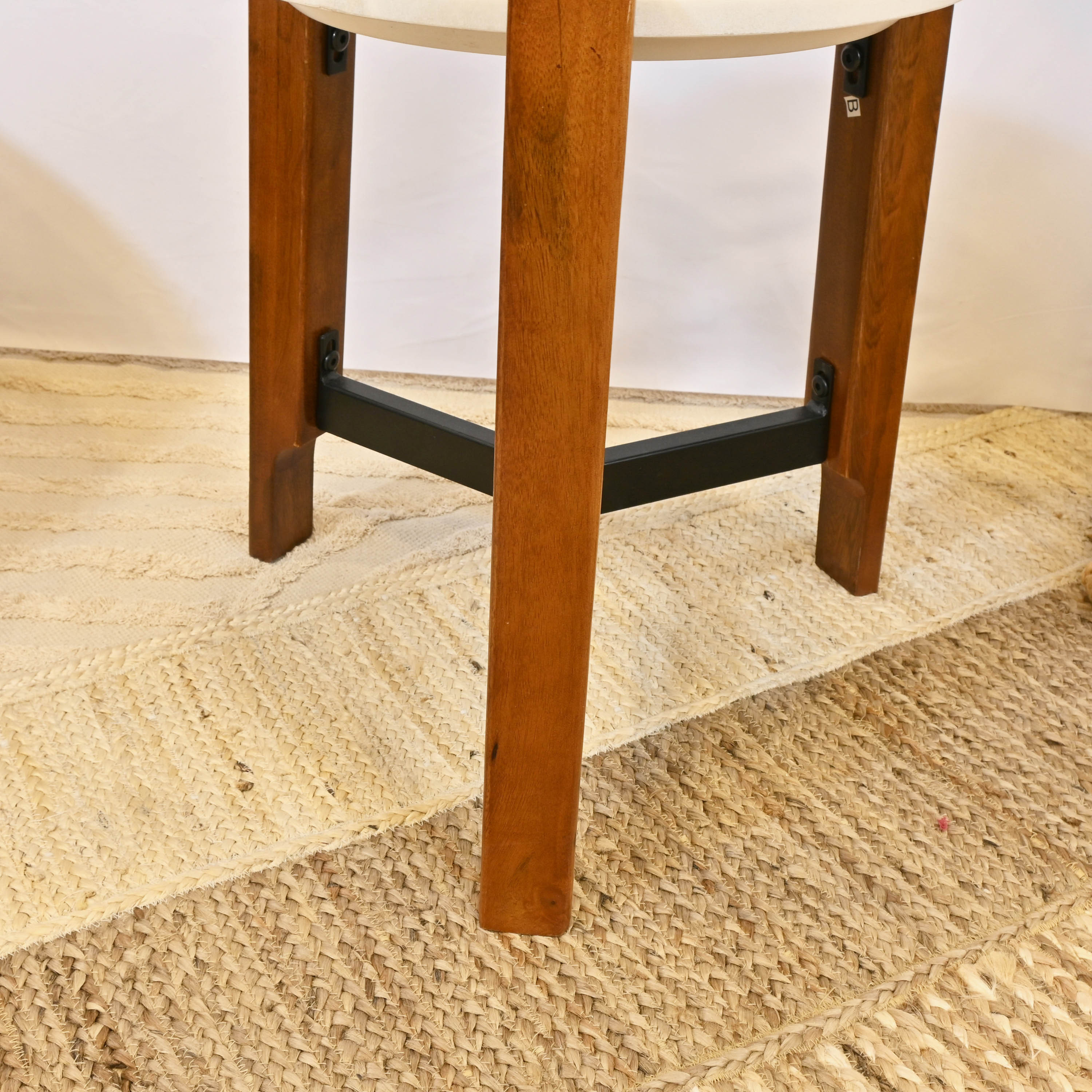 Crafted by Lifestyle Marble Top Side Table - 40x50 cms-furniture-livingroom-sideandendtables-image-4