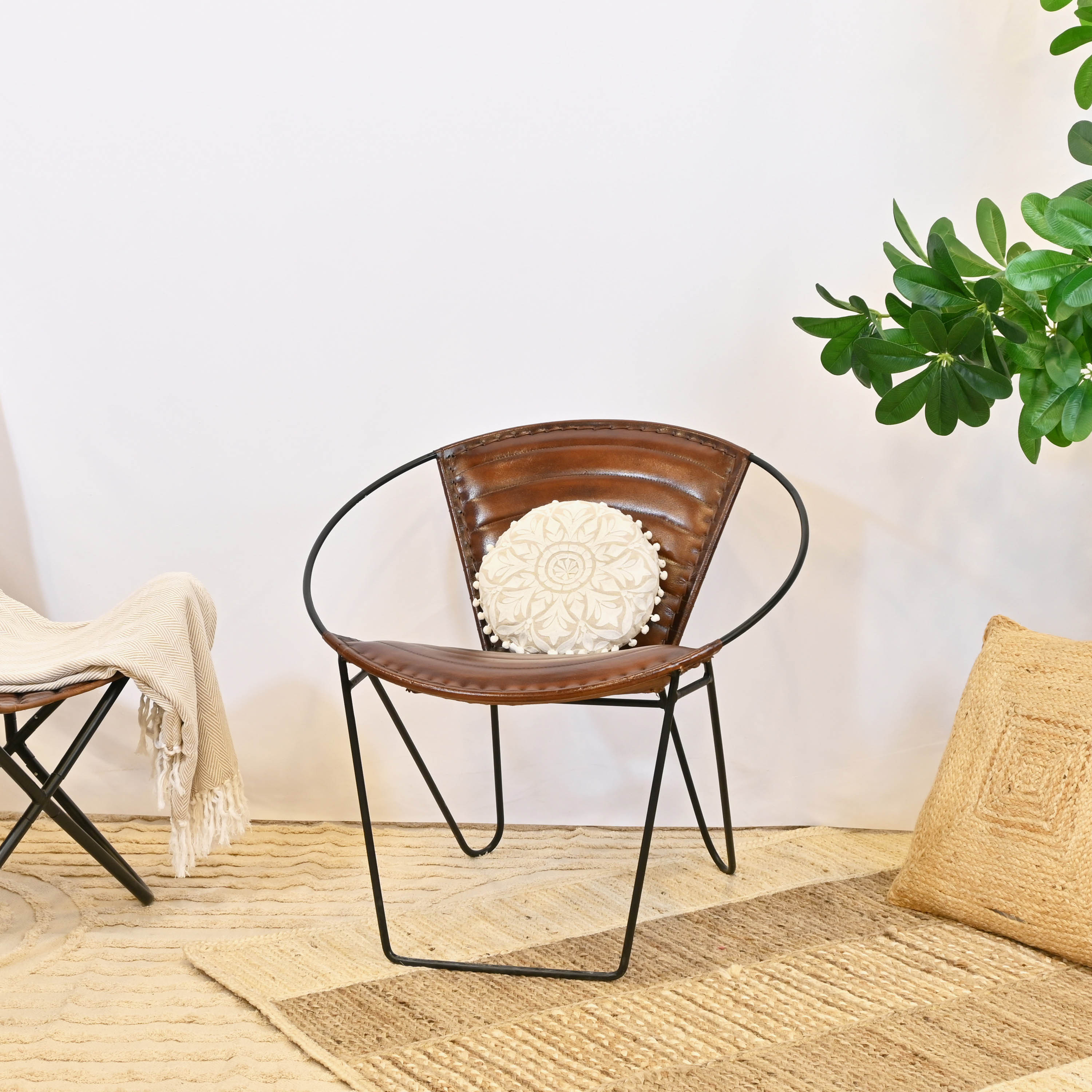 Crafted by Lifestyle Leather Chair-furniture-sofaandseating-armchairs-image-1