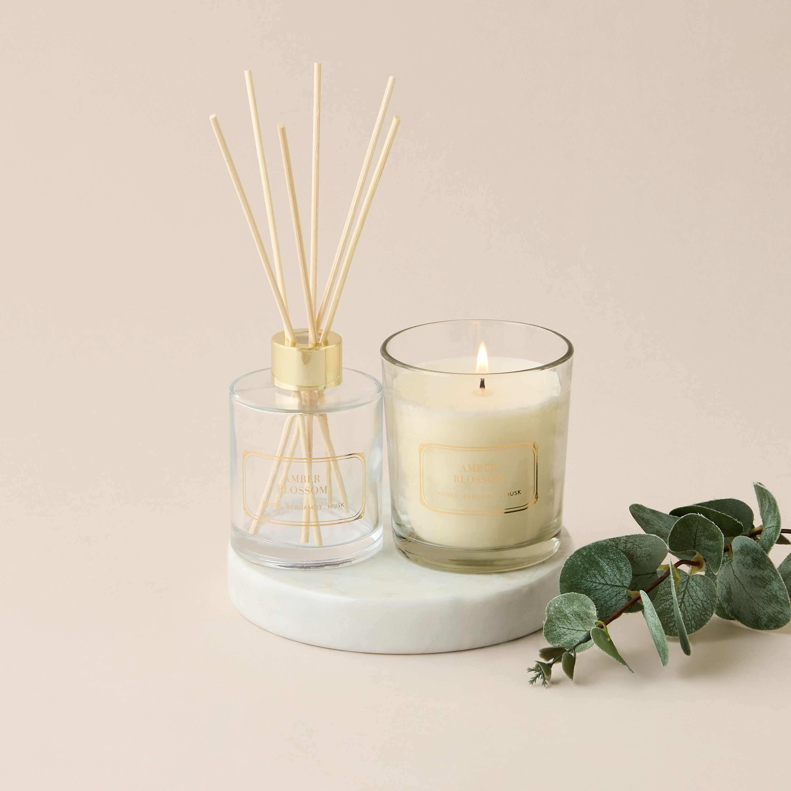 Scent.d London Amber Blossom Diffuser and Jar Candle Gift Set-household-homefragrance-fragrancegiftset-image-4