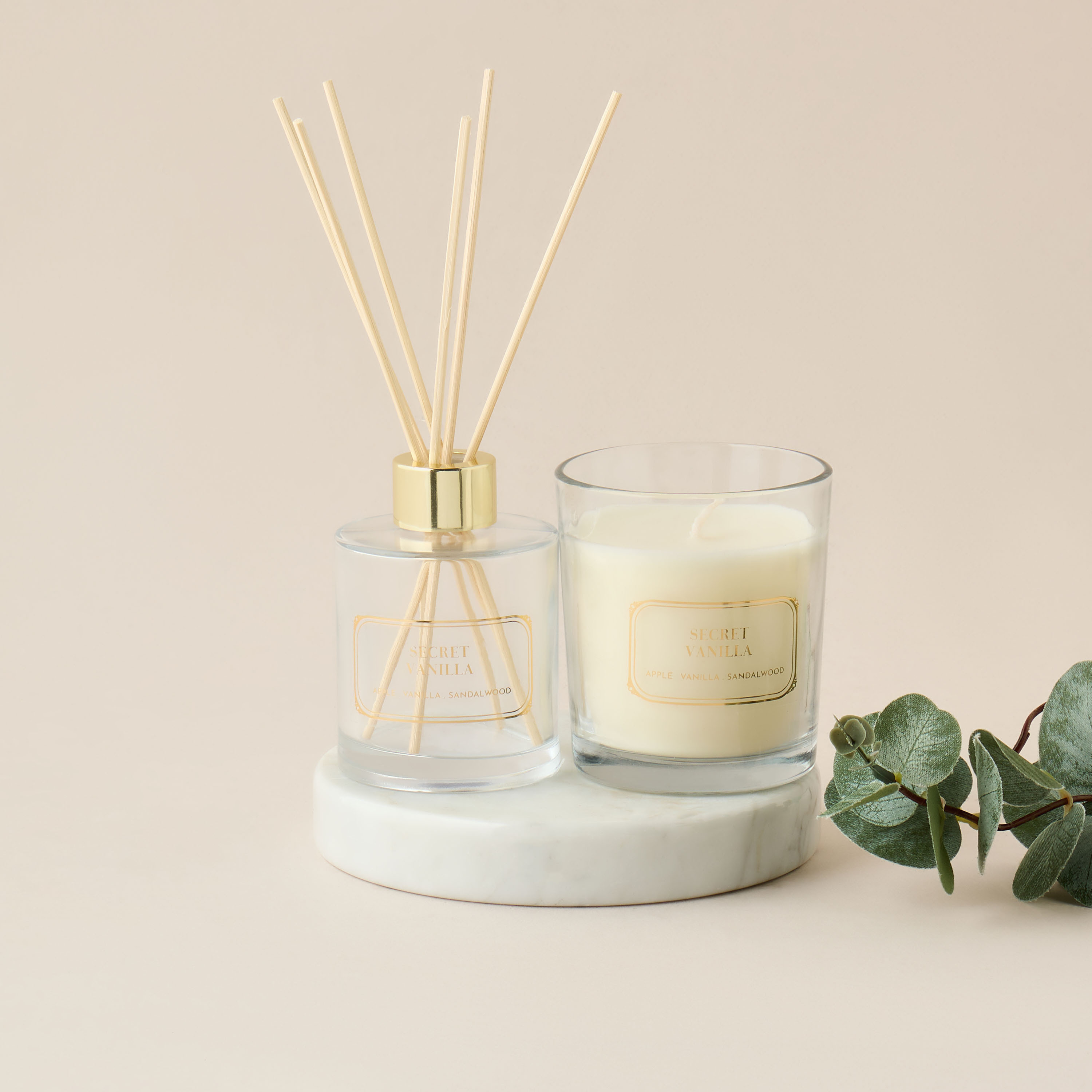 Scent.d London Amber Blossom Diffuser and Jar Candle Gift Set-household-homefragrance-fragrancegiftset-image-1