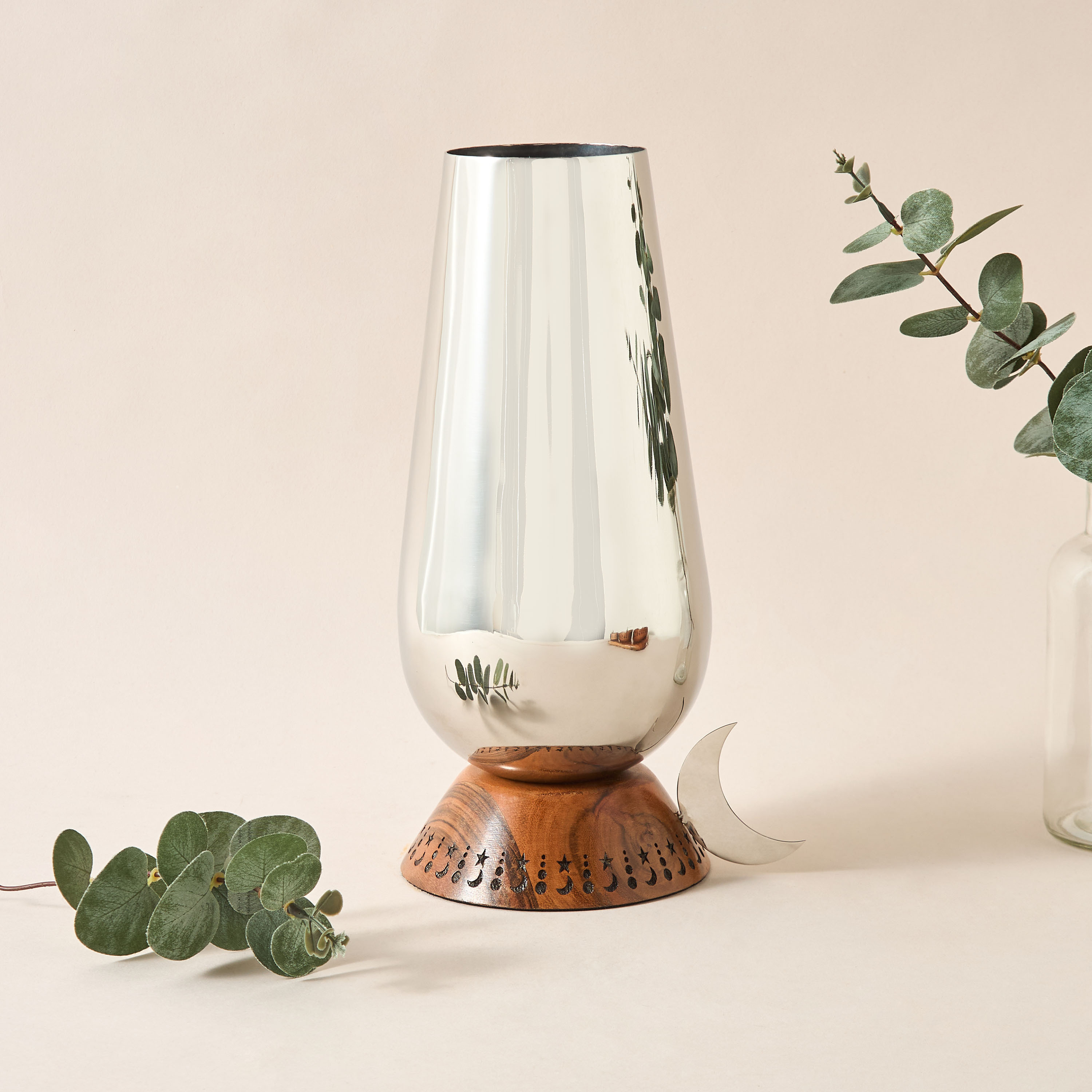 Decorative Crescent Accent Vase - 17x29 cms-household-decor-vasesandbowls-image-1