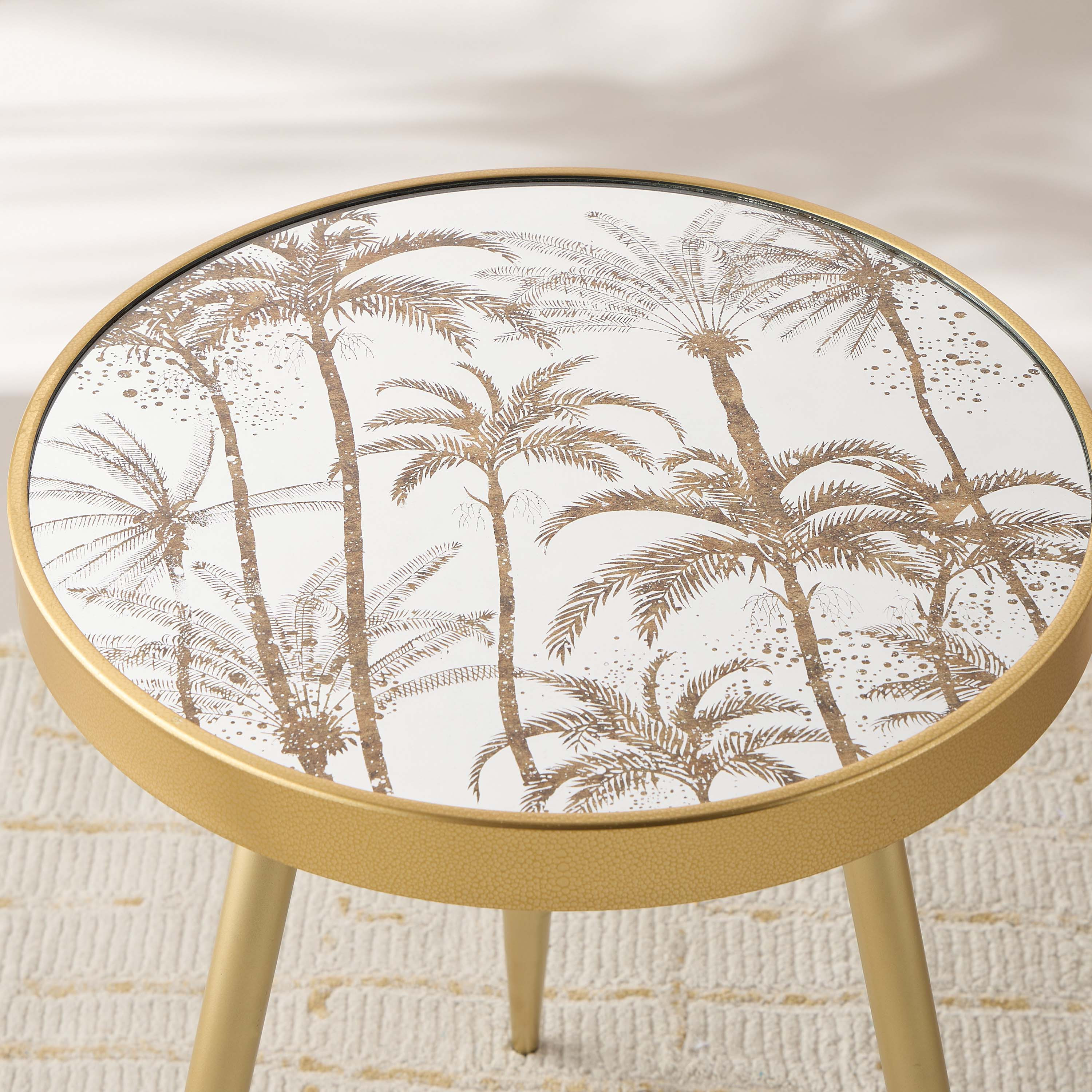 Palm Decorative Accent Table - 45x45x61 cms-furniture-livingroom-sideandendtables-image-3