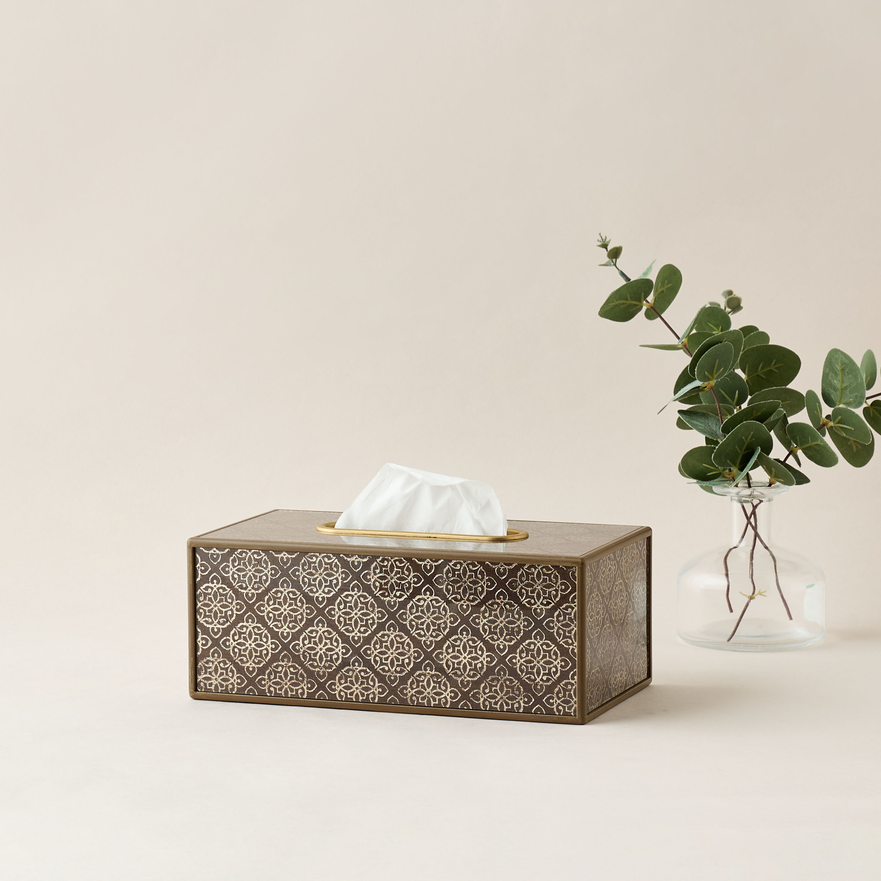 Printed Decorative Tissue Holder-household-bathandlaundry-bathaccessories-tissueboxesandcottonjars-image-1