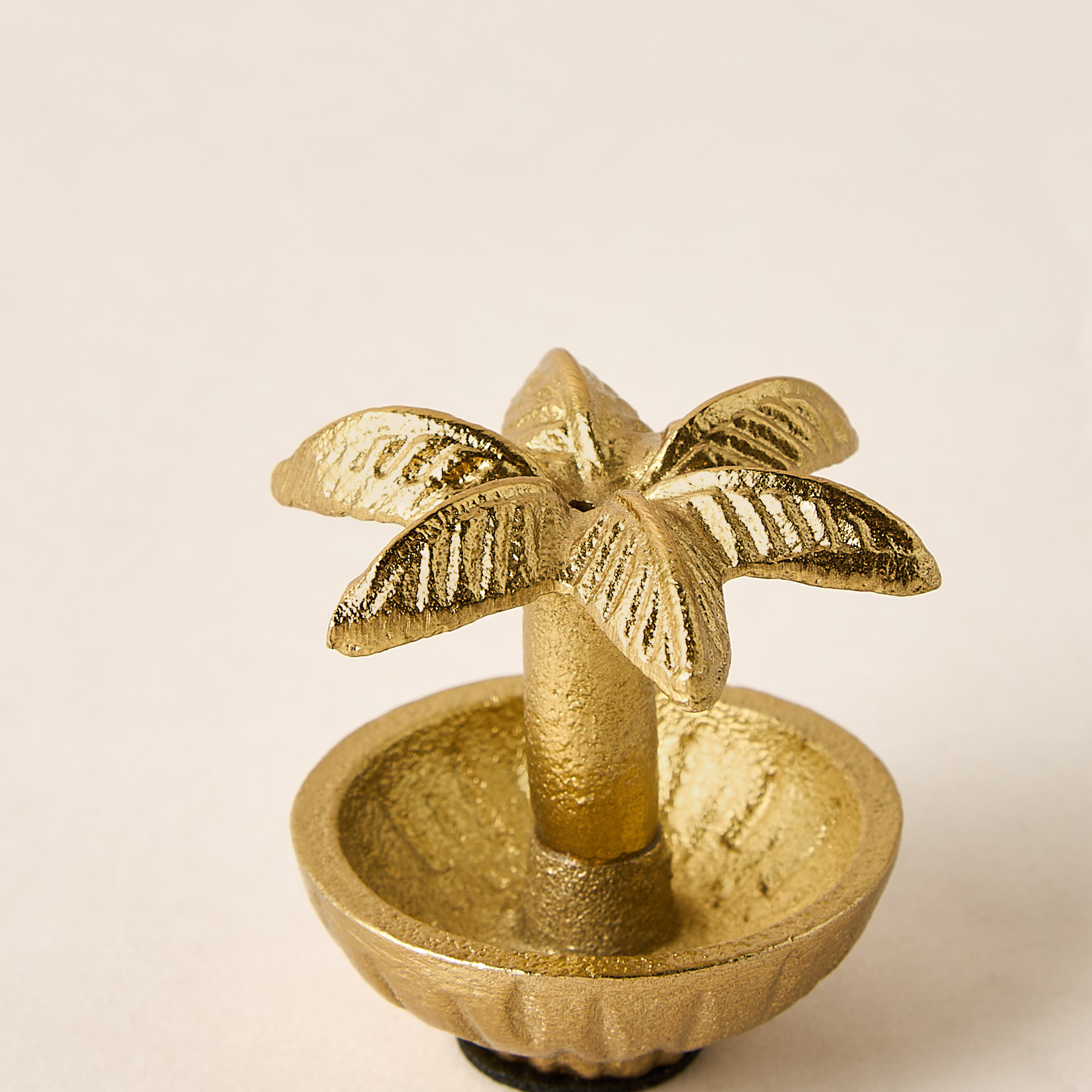 Palm Tree Accent Incense Holder - 5x5 cms-household-decor-decorativeobjectsandsculptures-image-3