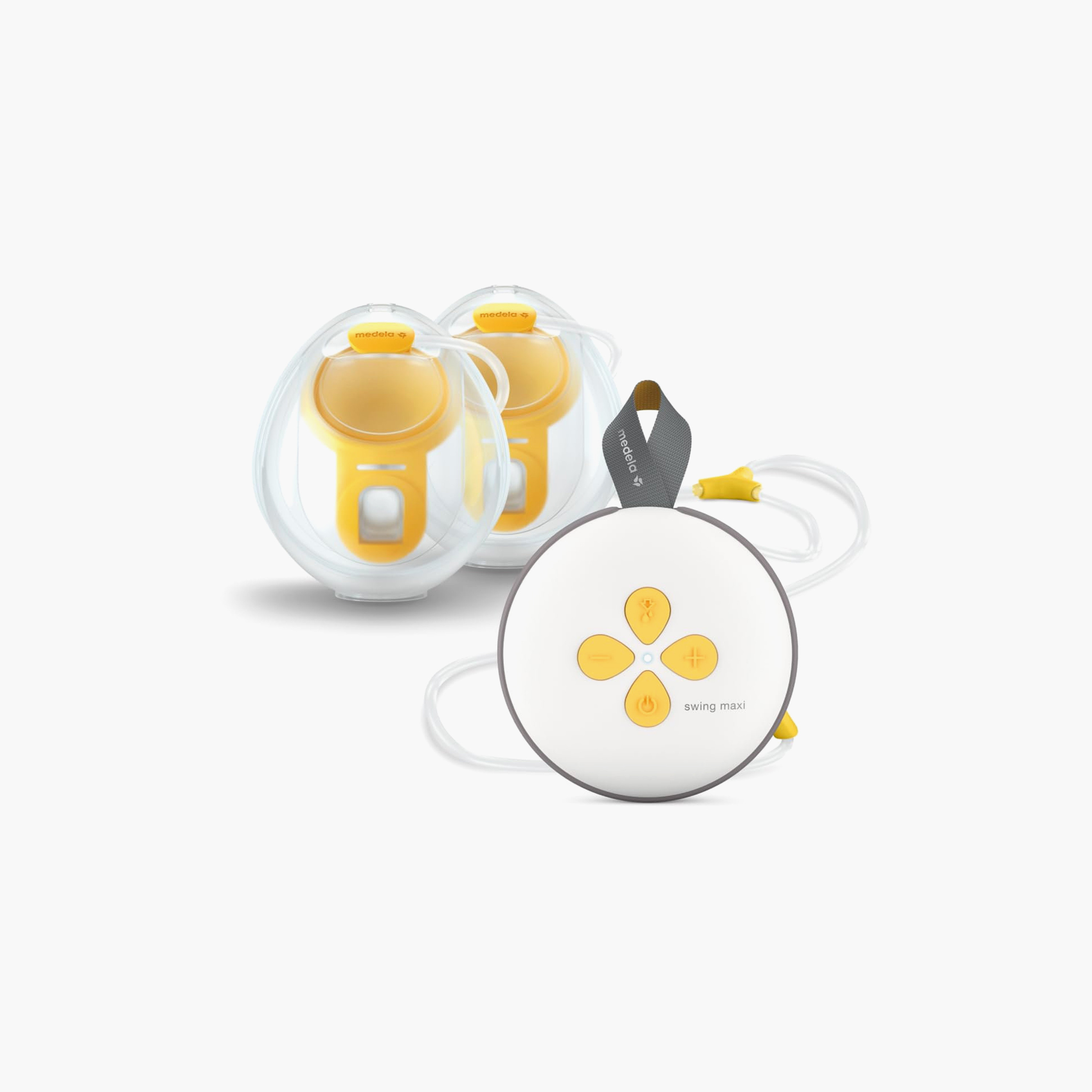 Medela Breastfeeding Double Electric Hands-Free Breast Pump with USB Charging Cable-baby-feeding-breastfeedingandcare-image-1