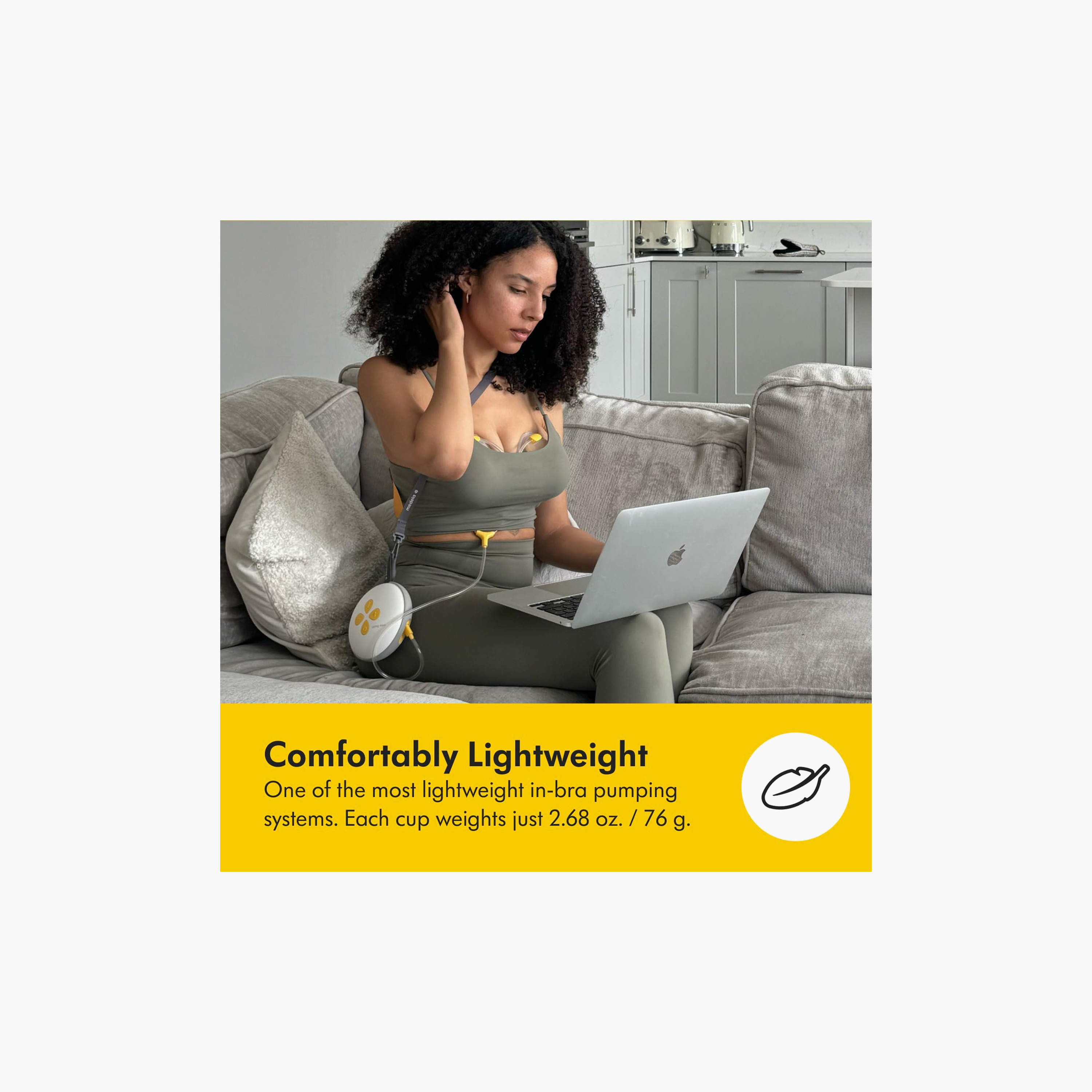 Medela Breastfeeding Double Electric Hands-Free Breast Pump with USB Charging Cable-baby-feeding-breastfeedingandcare-image-11