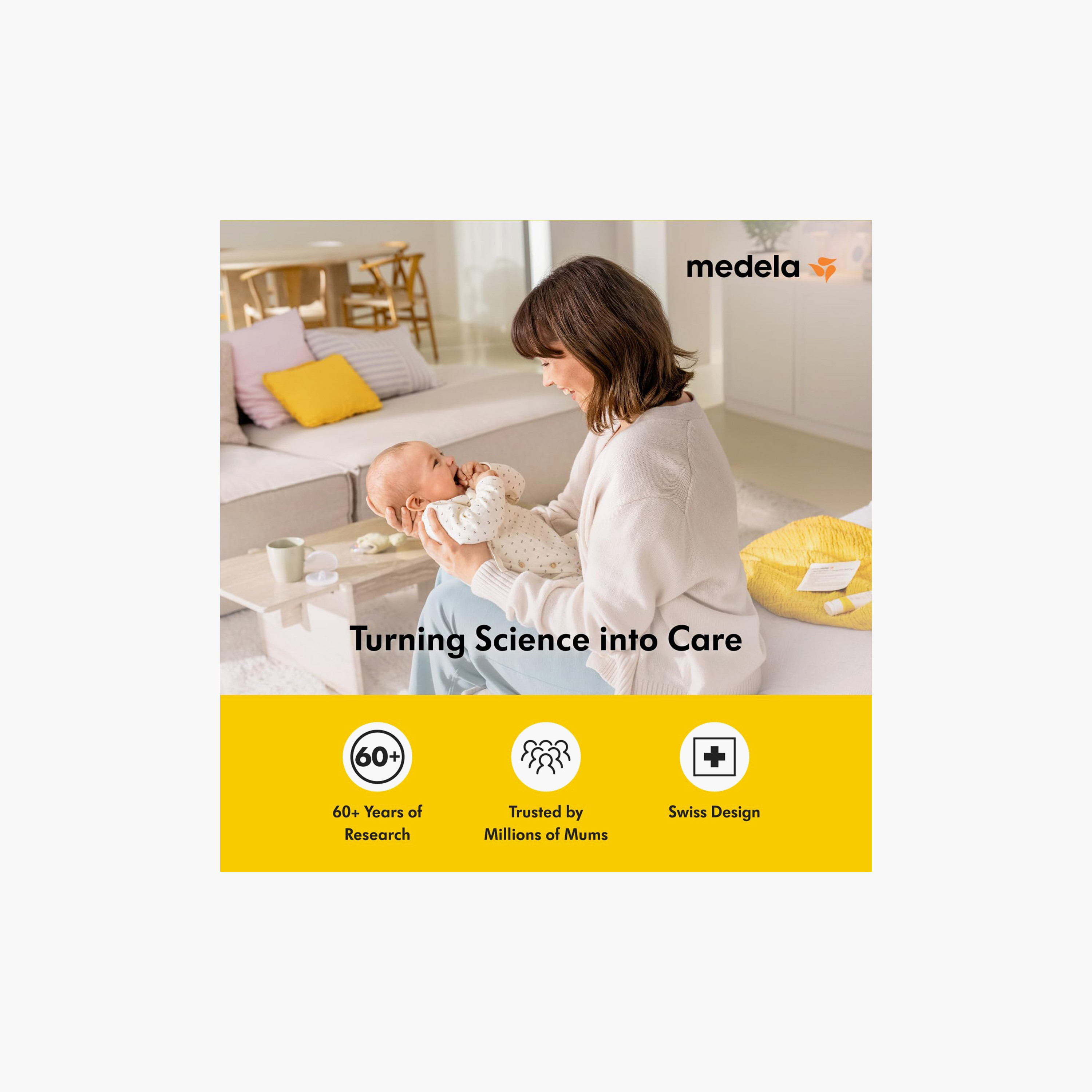 Medela Breastfeeding Double Electric Hands-Free Breast Pump with USB Charging Cable-baby-feeding-breastfeedingandcare-image-6