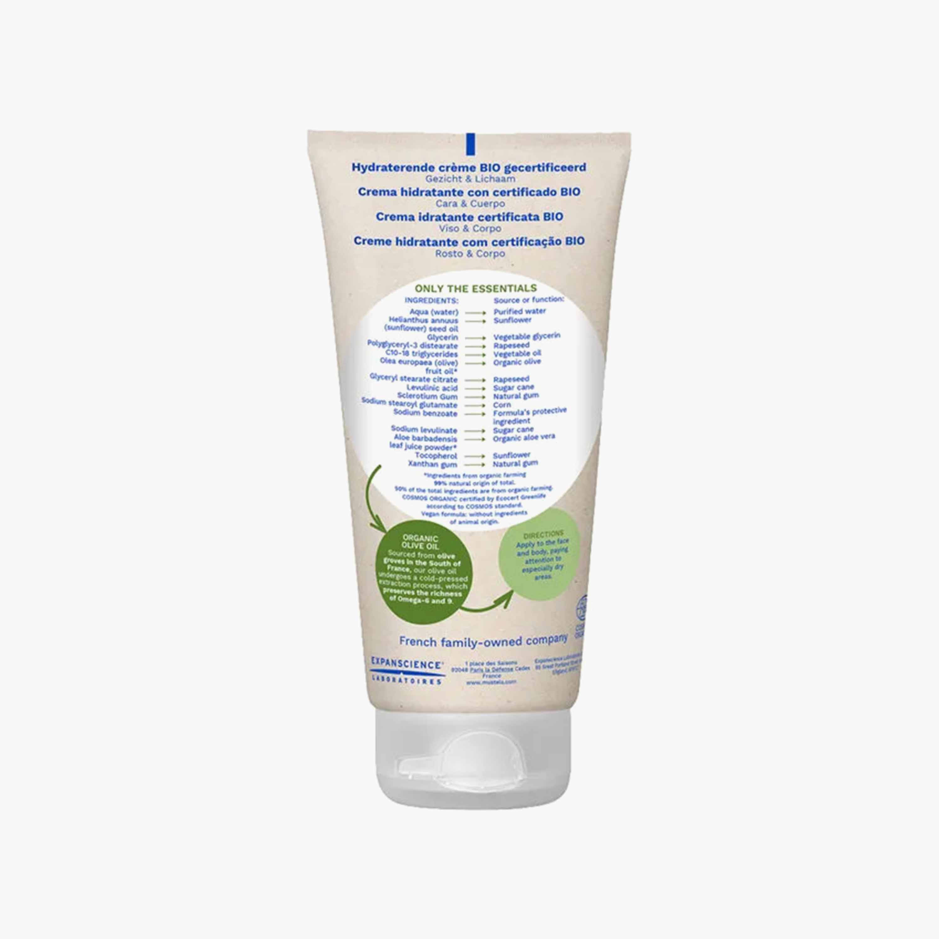 Mustela Bio Organic Hydrating Cream, 150 ml-baby-bathandcare-hairbodyskincare-lotionsandcreams-image-2