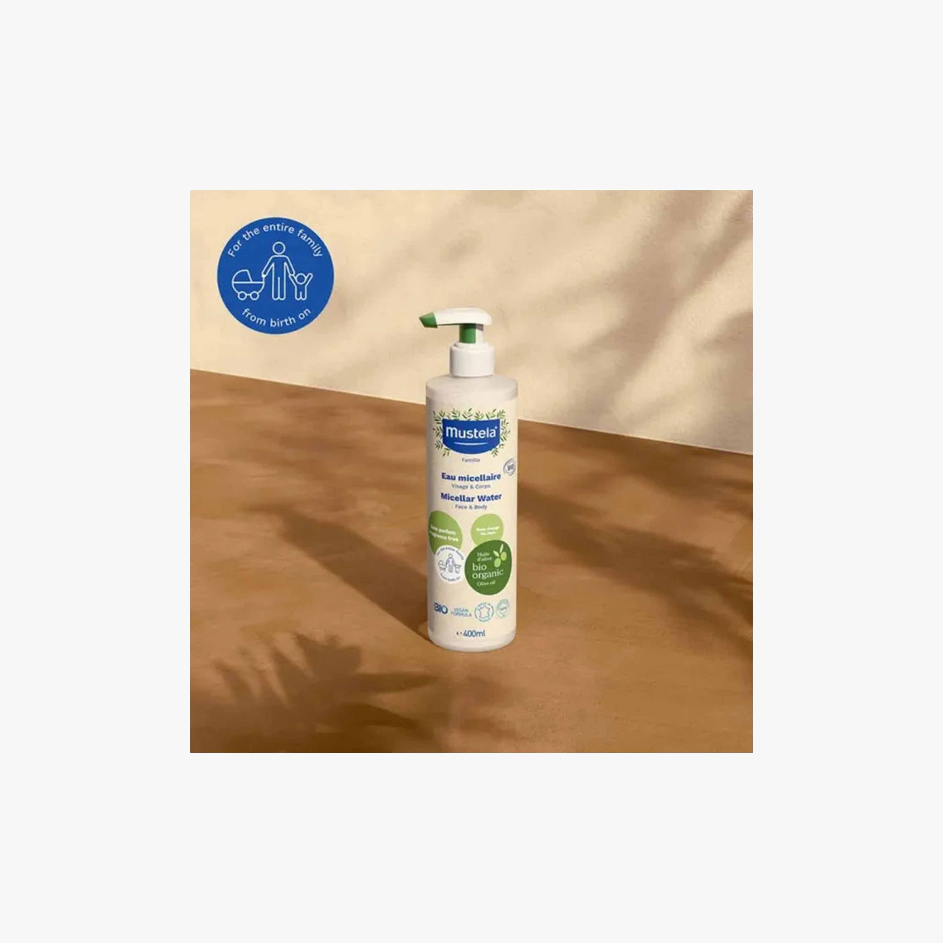 Mustela Organic Face and Body Micellar Water - 400 ml-beautyandpersonalcare-babycare-babygrooming-image-6