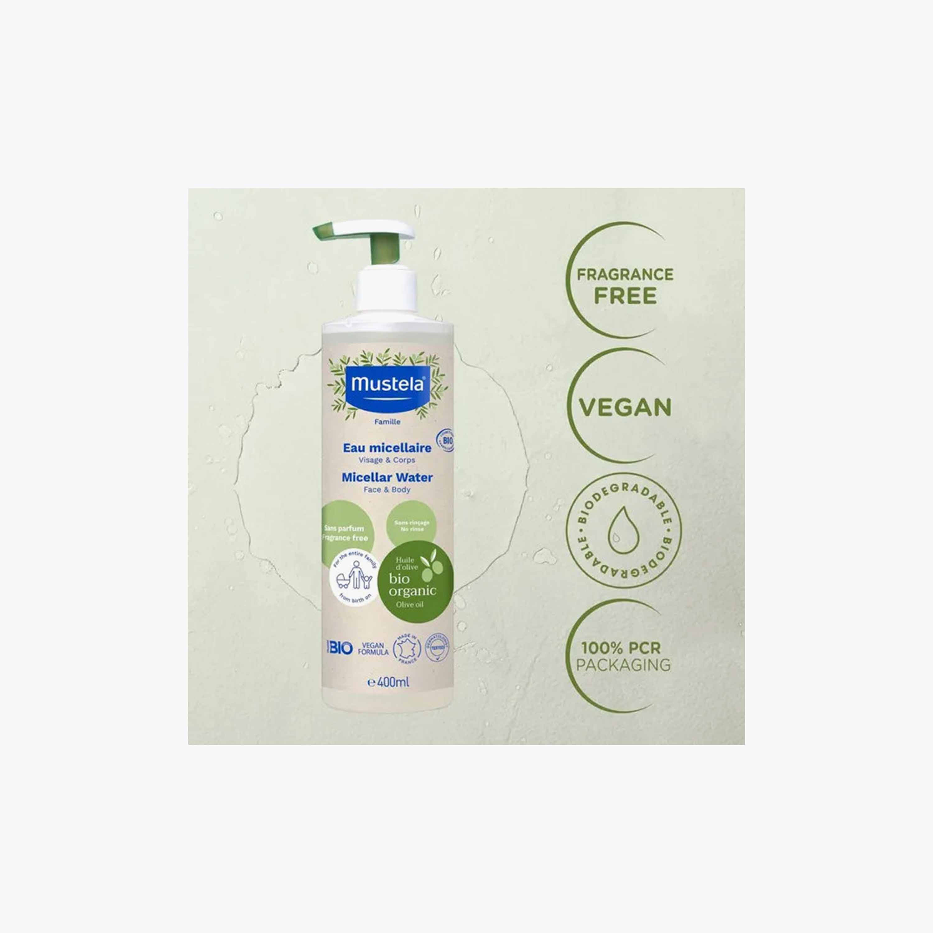 Mustela Organic Face and Body Micellar Water - 400 ml-beautyandpersonalcare-babycare-babygrooming-image-7