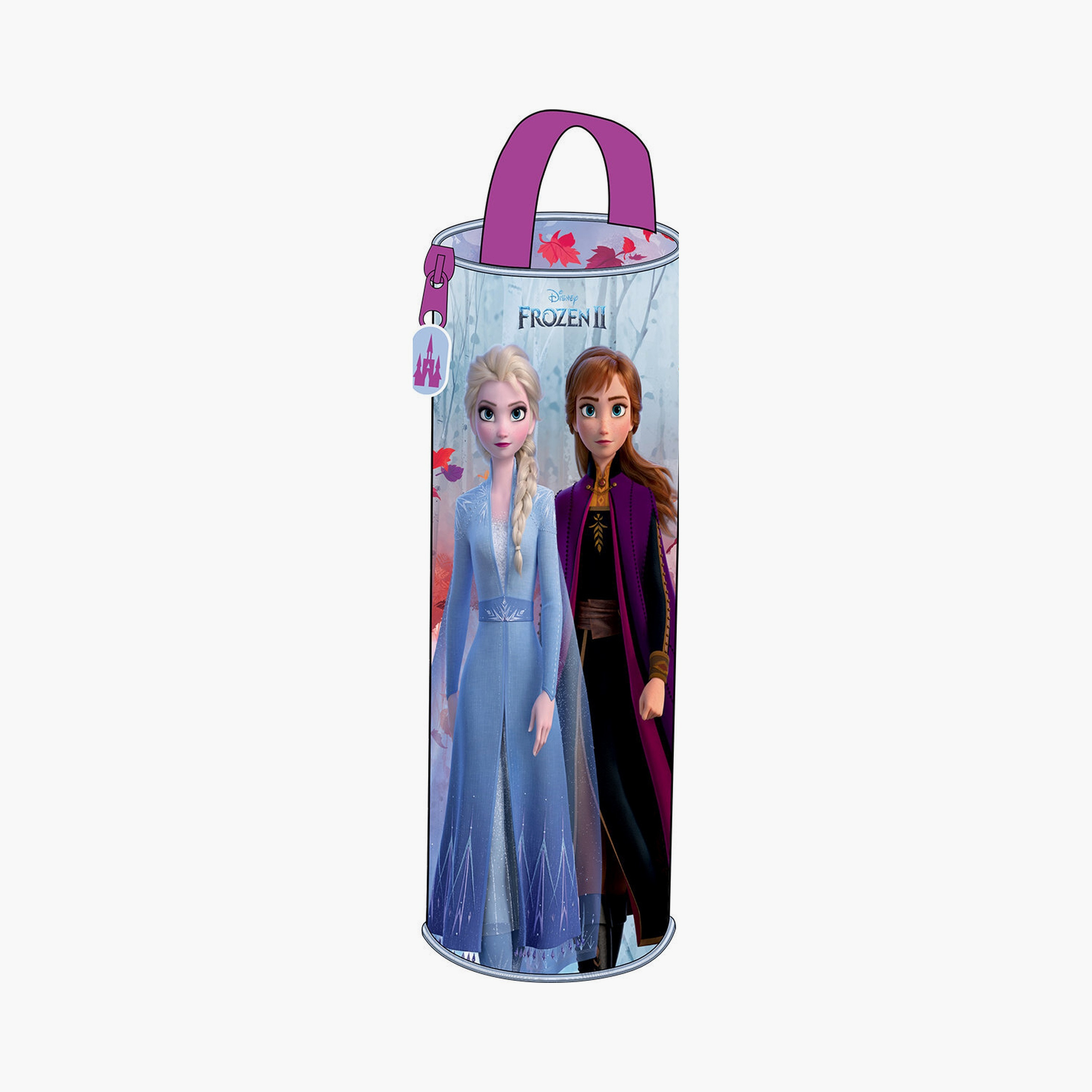 Disney Frozen Printed Pencil Case - Purple-school-stationery-pencilcases-image-1