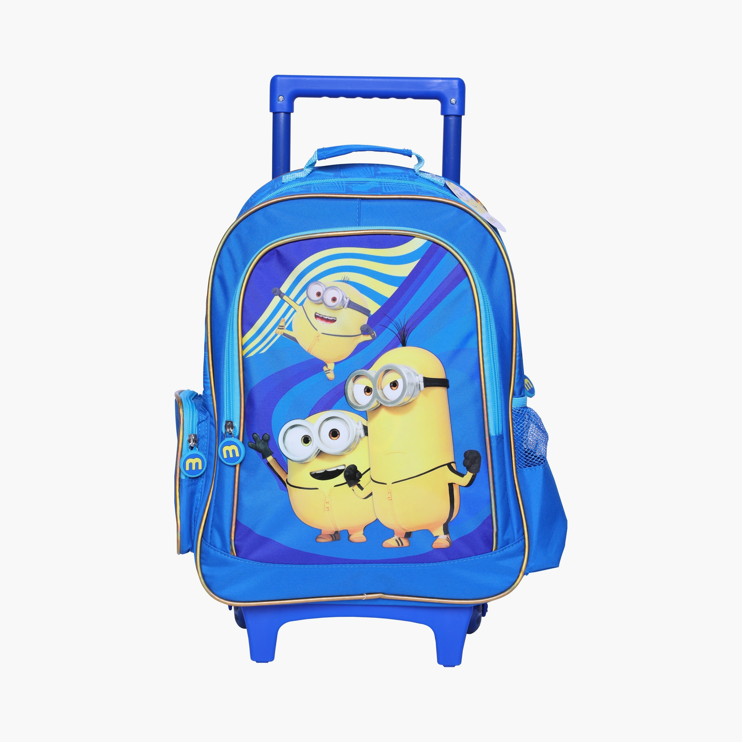 Minions: The Rise Of Gru Printed Trolley Bag - 16 Inch - Blue-school-bagsandbackpacks-trolleybags-image-1