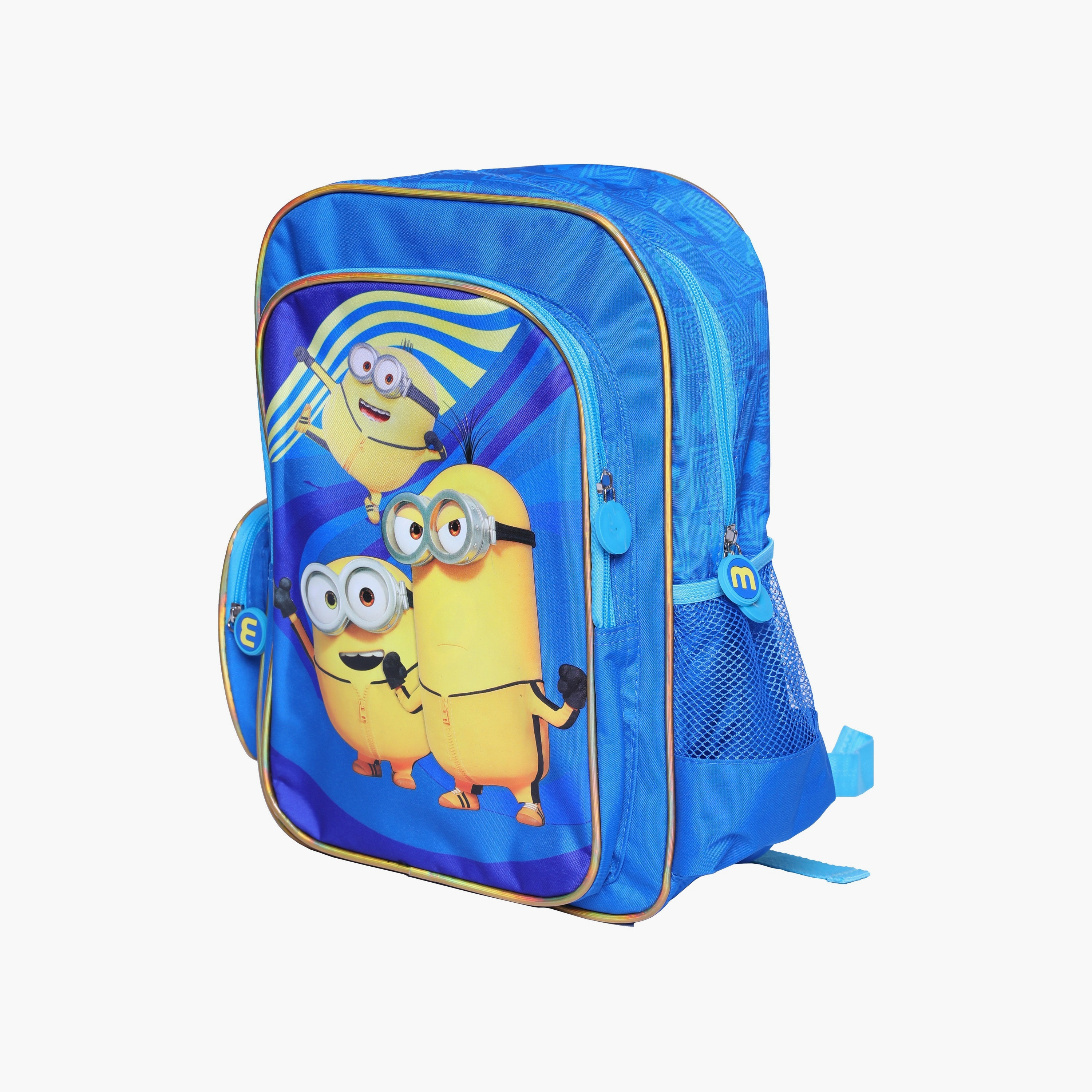 Minions: The Rise Of Gru Printed Backpack - 14 Inch - Blue-school-bagsandbackpacks-backpacks-image-3