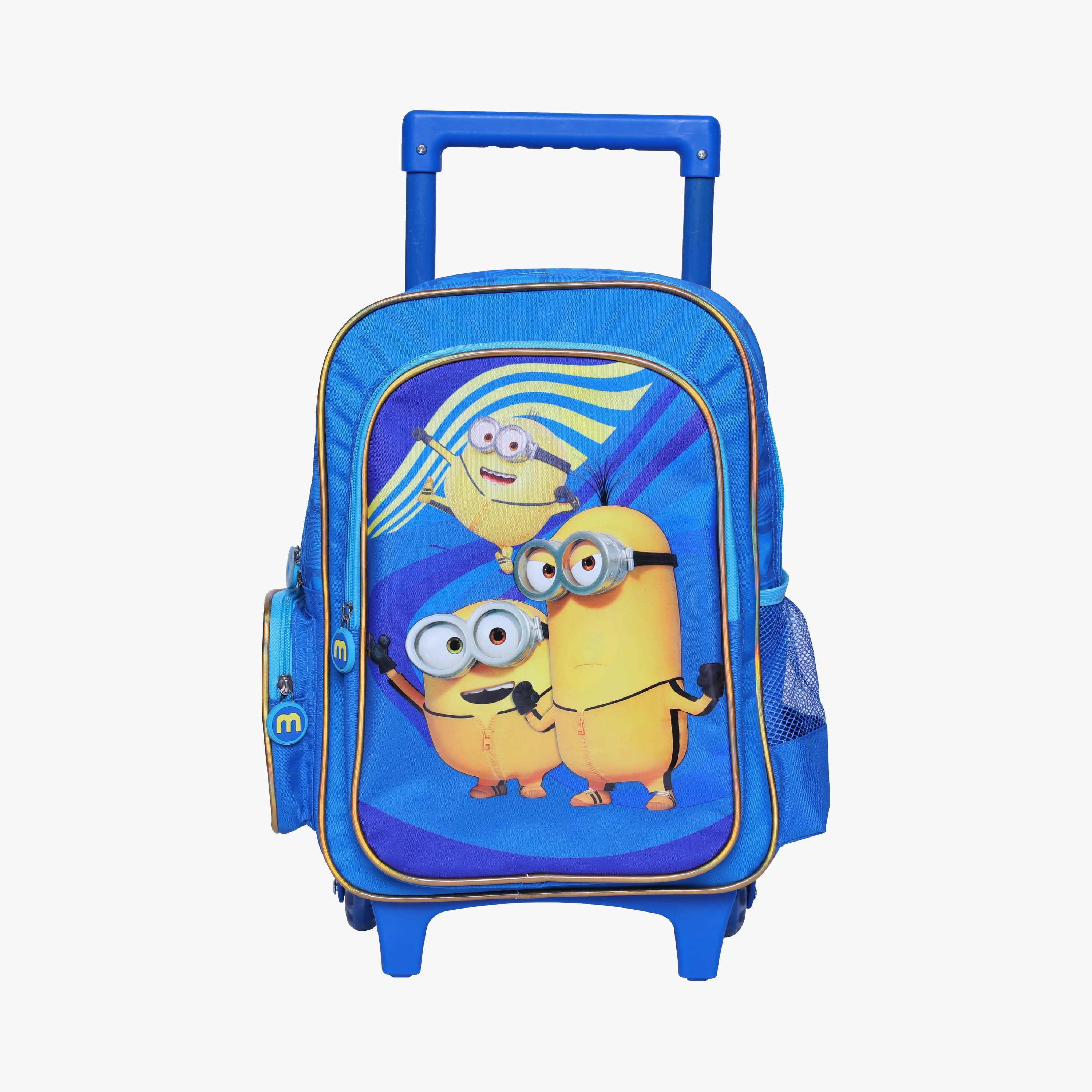 Minions: The Rise Of Gru Printed Trolley Bag - 14 Inch - Blue-school-bagsandbackpacks-trolleybags-image-1