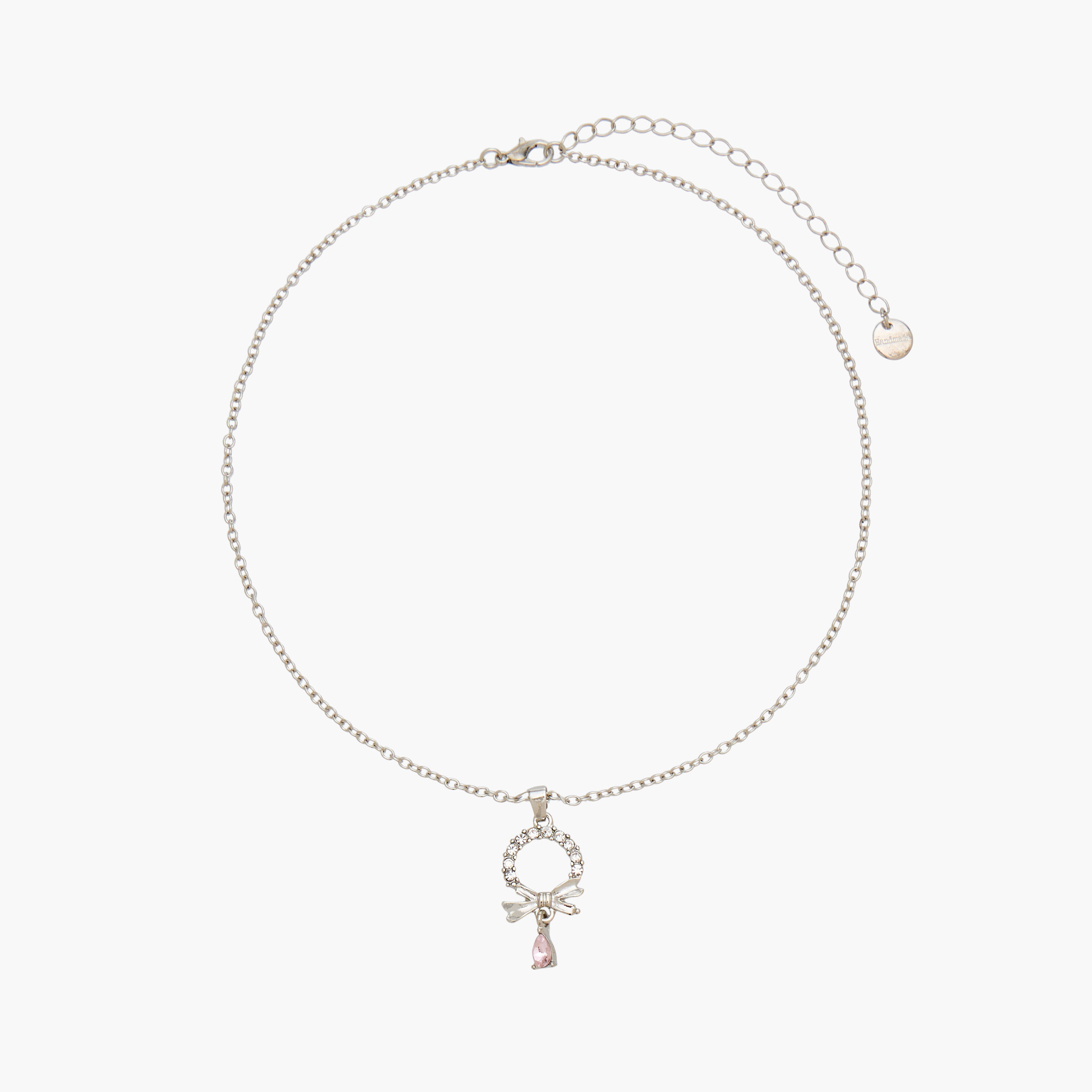 Crystal Bow Embellished Necklace and Earrings-women-watchesandjewellery-jewellery-jewellerysets-image-2