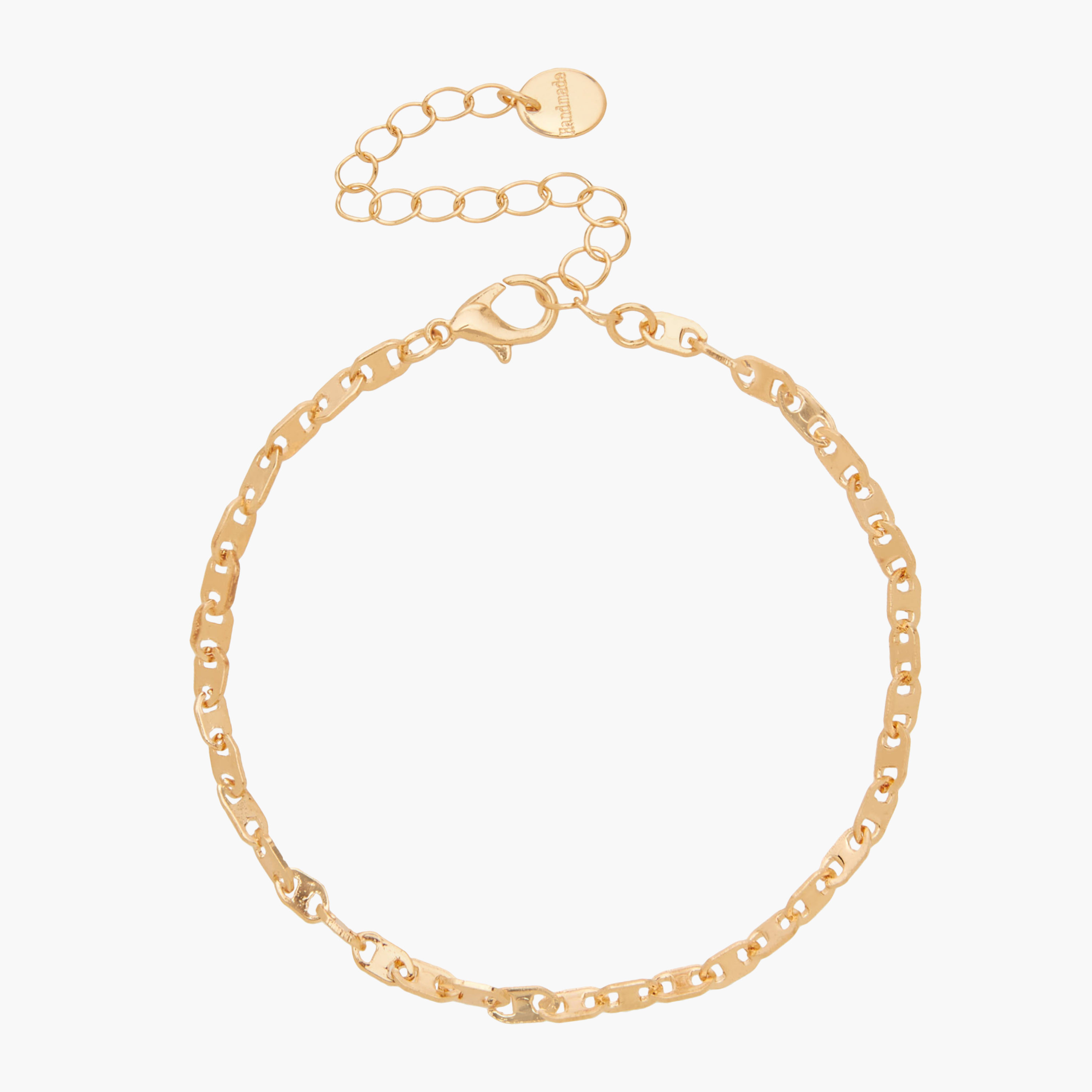 طقم خلاخيل مزينة بلون ذهبي من 7 قطع-women-watchesandjewellery-jewellery-anklets-image-10