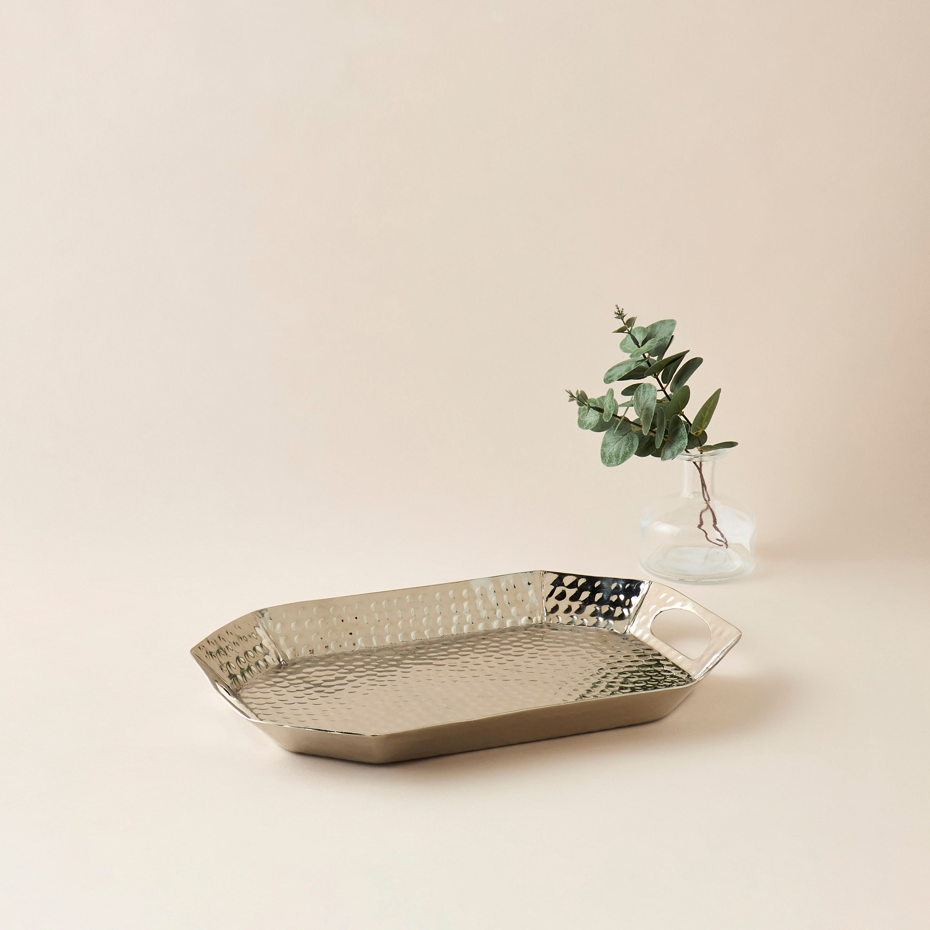 Decorative Hammered Tray - 38x27x4 cms-household-decor-boxesandtrays-image-1