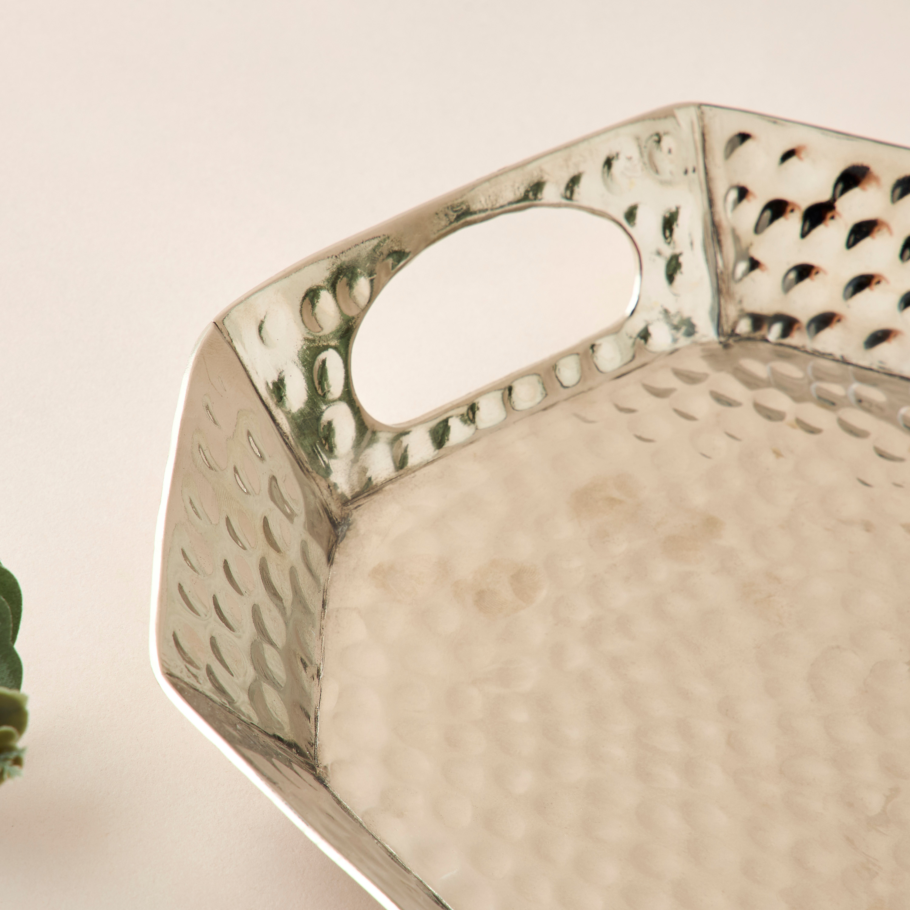 Decorative Hammered Tray - 38x27x4 cms-household-decor-boxesandtrays-image-3