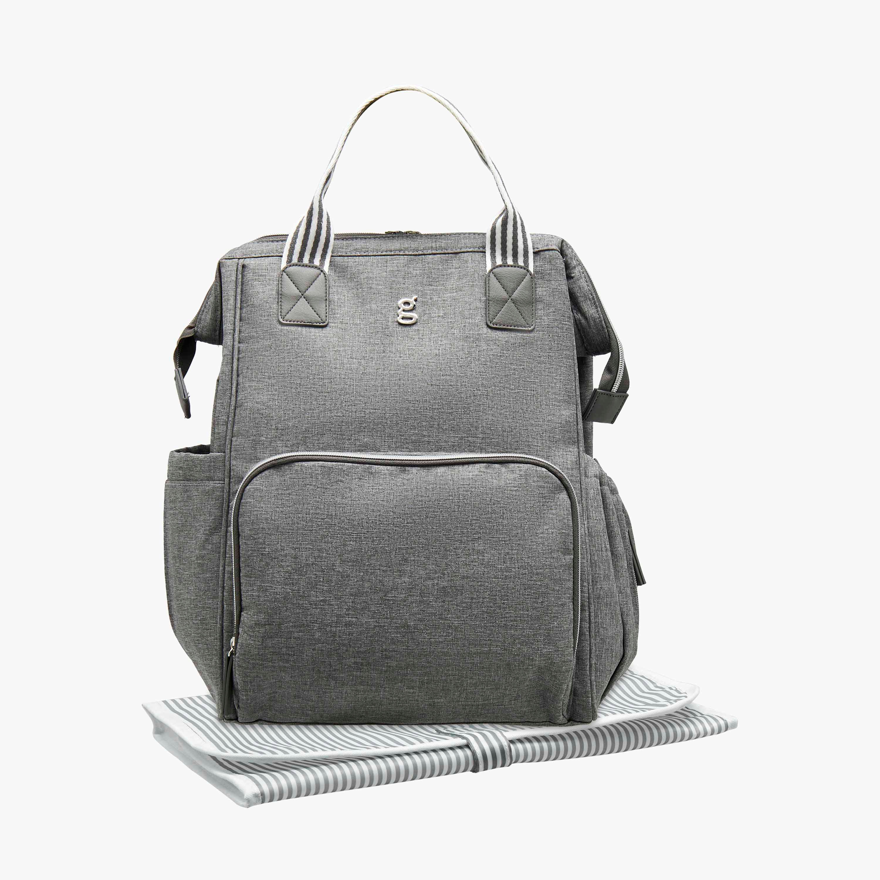 Giggles P Ripstop Diaper Bag with Changing Mat-baby-diapering-diaperbags-image-2