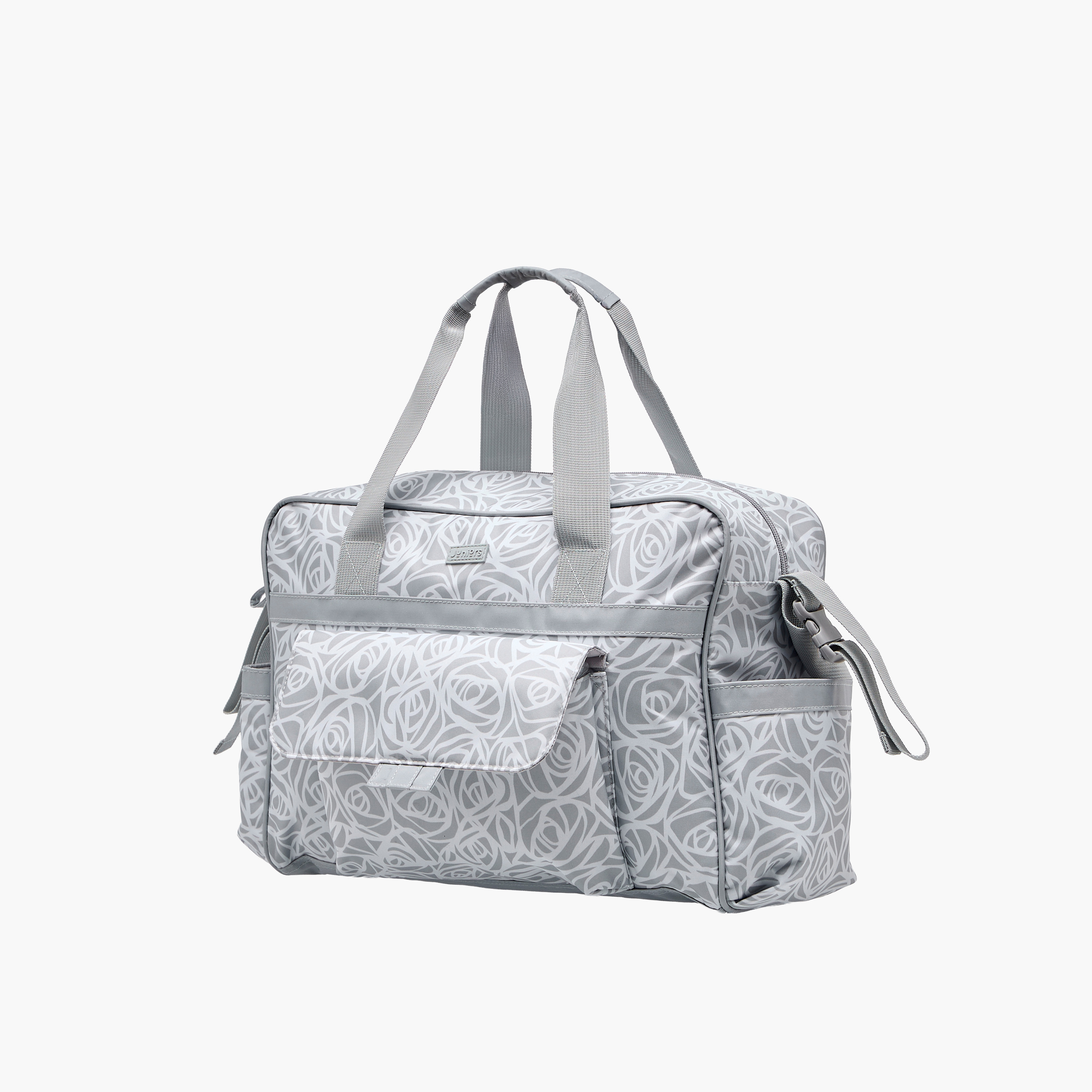 Juniors Diaper Bag with Abstract Rose Print, 38x13x28 cm-baby-diapering-diaperbags-image-3