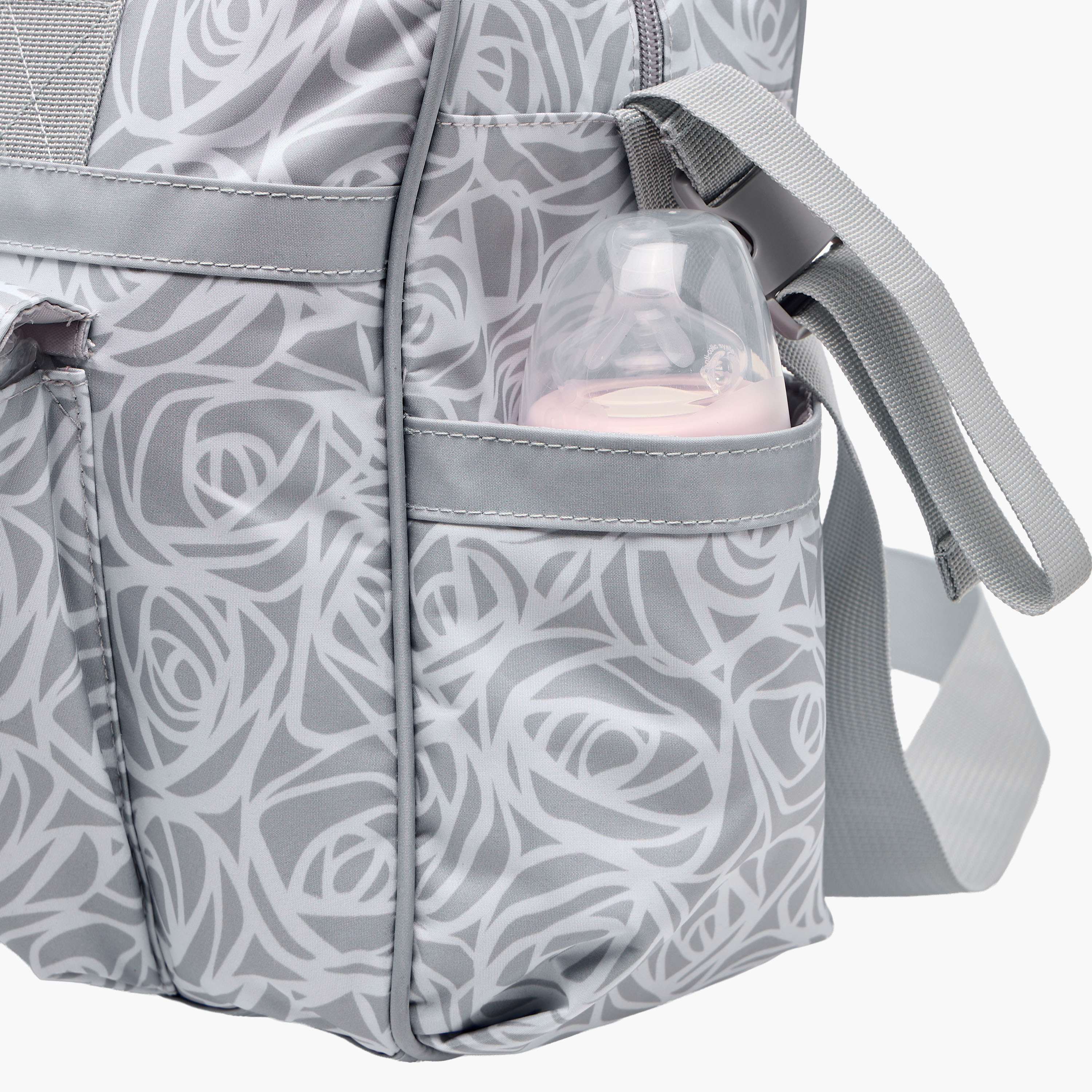 Juniors Diaper Bag with Abstract Rose Print, 38x13x28 cm-baby-diapering-diaperbags-image-5