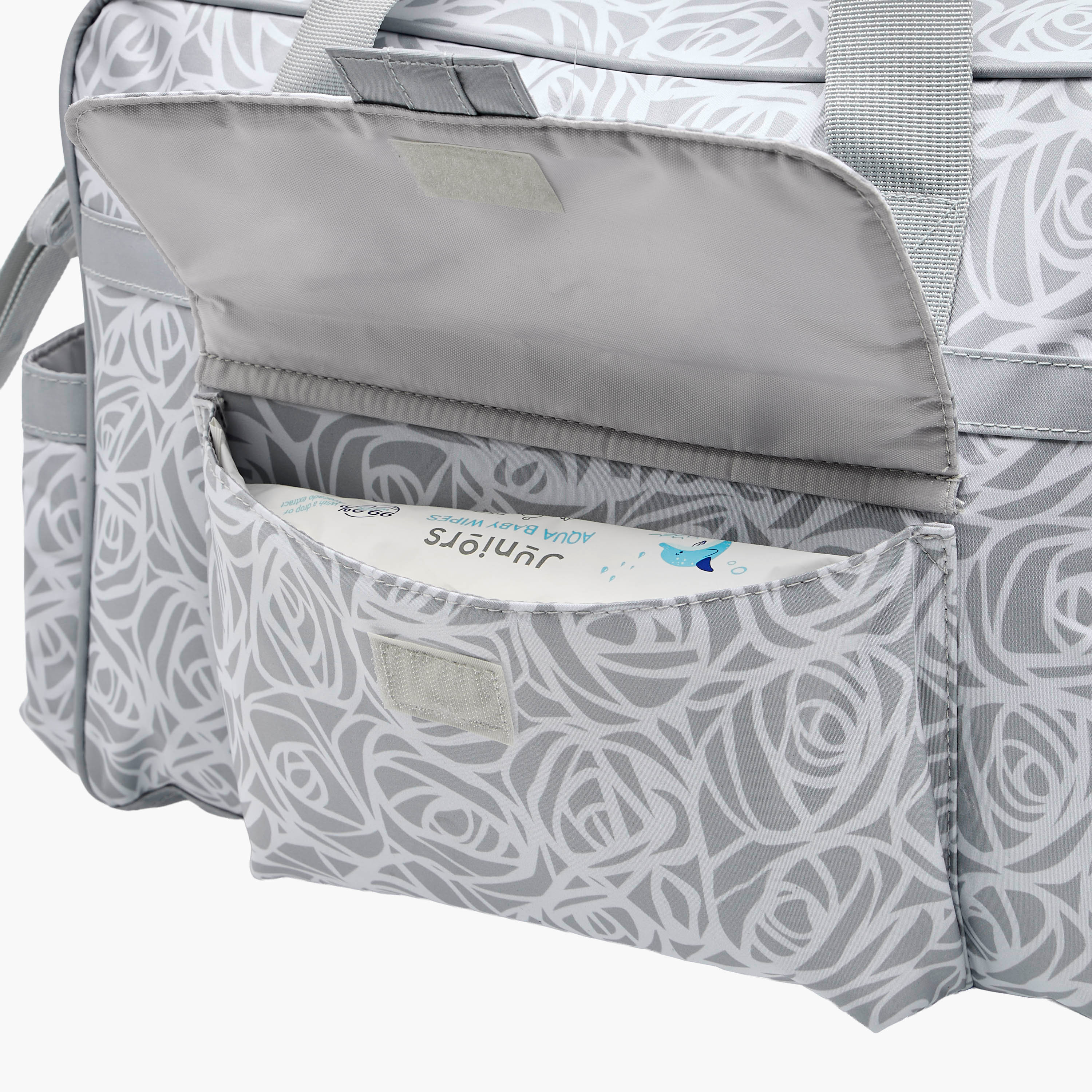Juniors Diaper Bag with Abstract Rose Print, 38x13x28 cm-baby-diapering-diaperbags-image-6