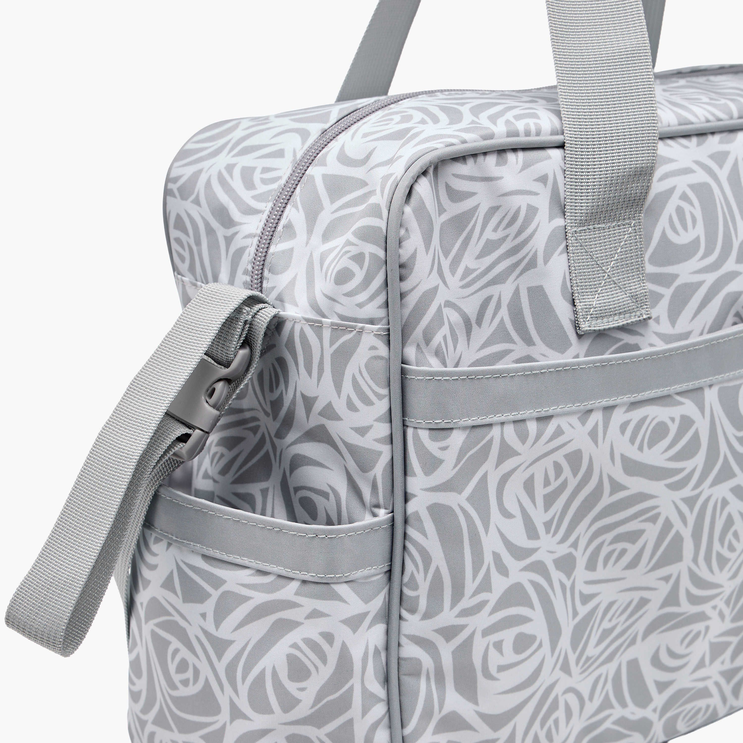 Juniors Diaper Bag with Abstract Rose Print, 38x13x28 cm-baby-diapering-diaperbags-image-7