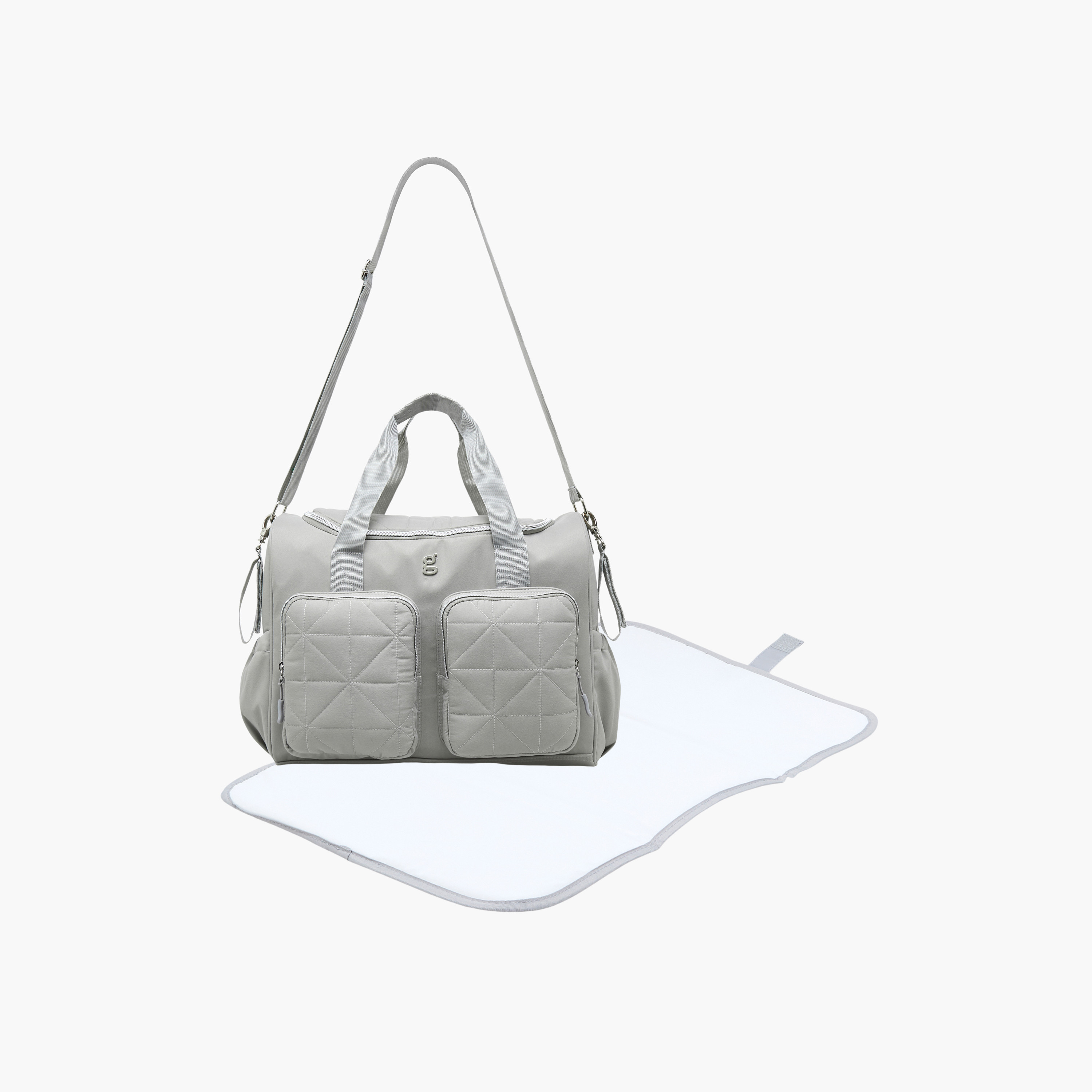 شنطة حفاضات مع مفرش غيار من جيجلز-baby-gear-diaperbags-image-3