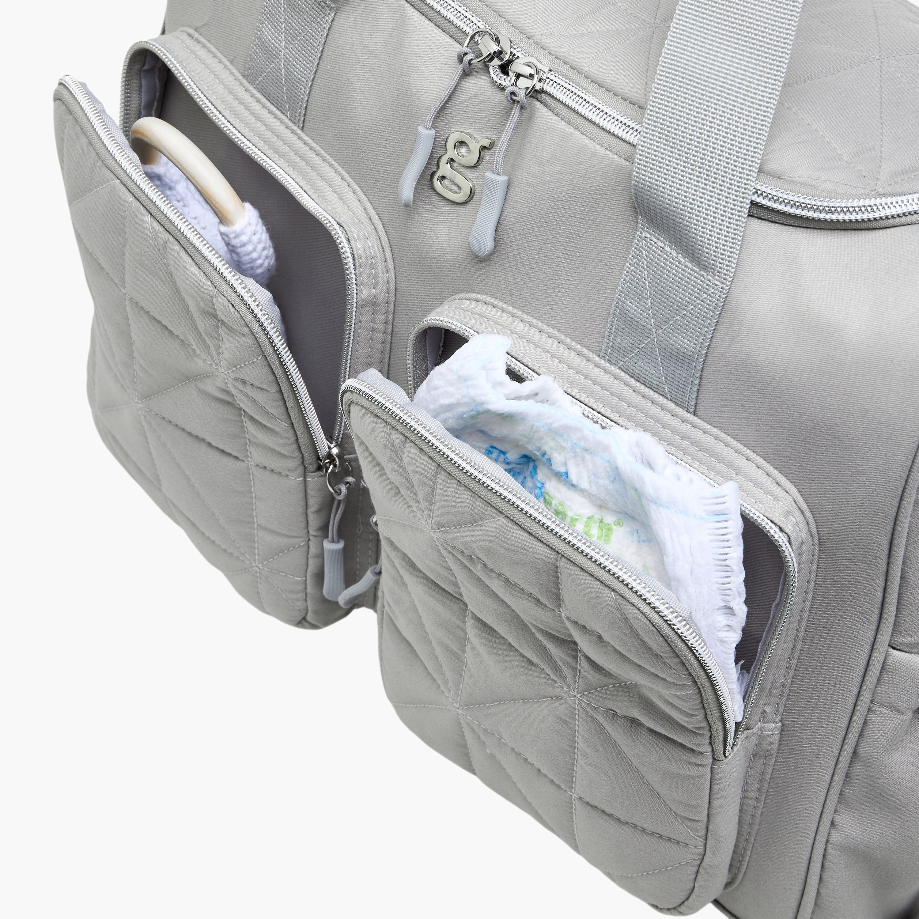 شنطة حفاضات مع مفرش غيار من جيجلز-baby-gear-diaperbags-image-7