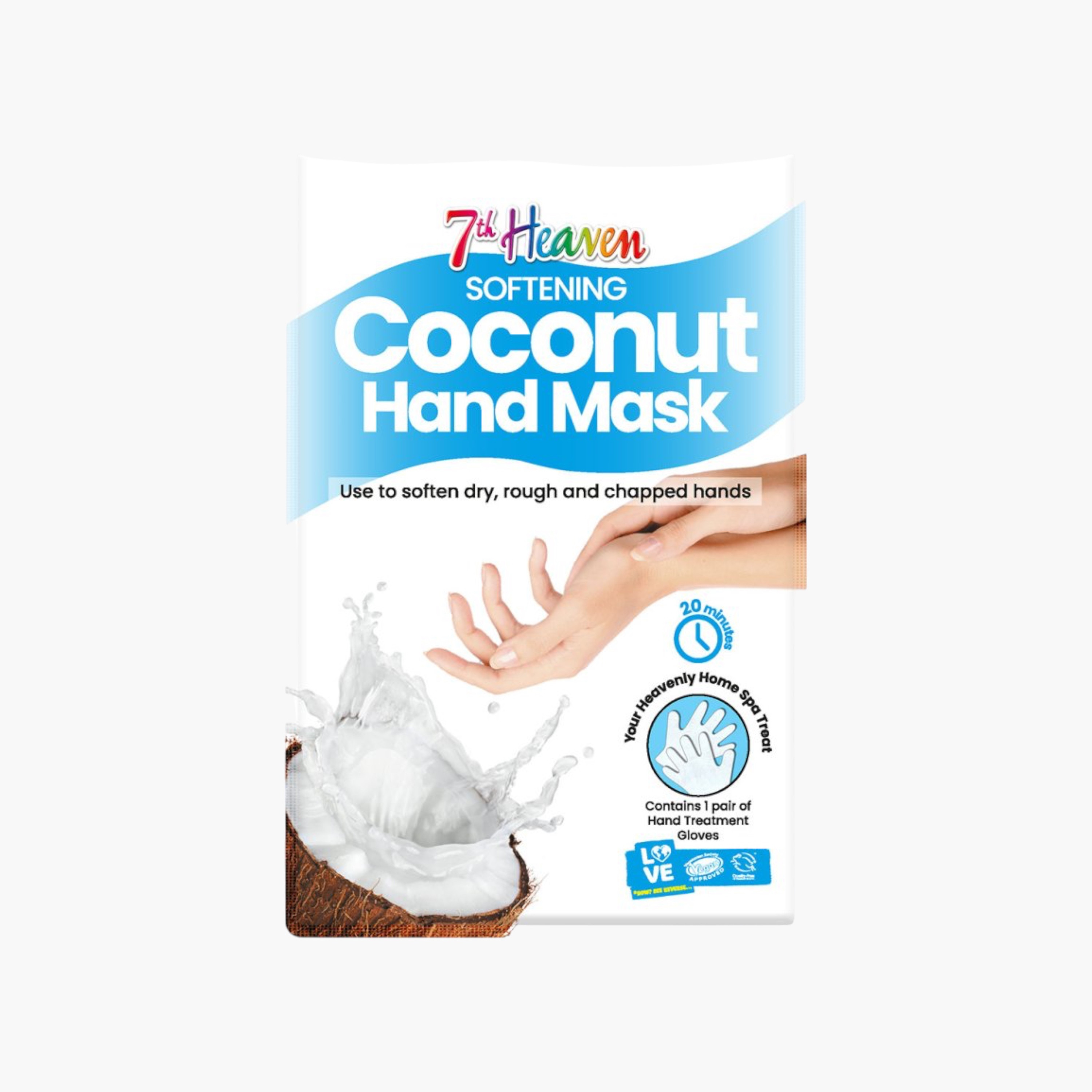 7TH HEAVEN Coconut Softening Hand Mask-beautyandpersonalcare-bathandbody-handsandfeet-image-1