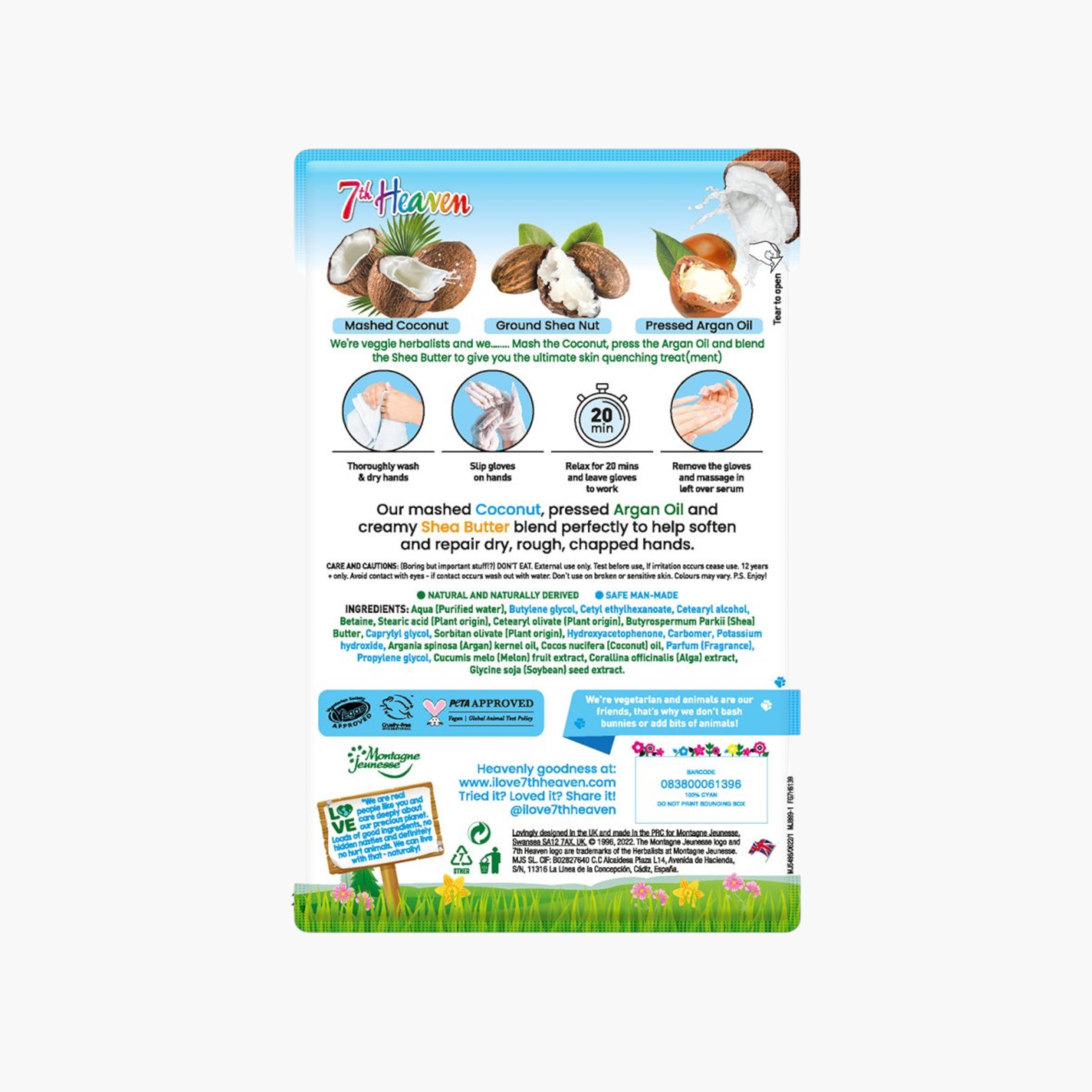 7TH HEAVEN Coconut Softening Hand Mask-beautyandpersonalcare-bathandbody-handsandfeet-image-2