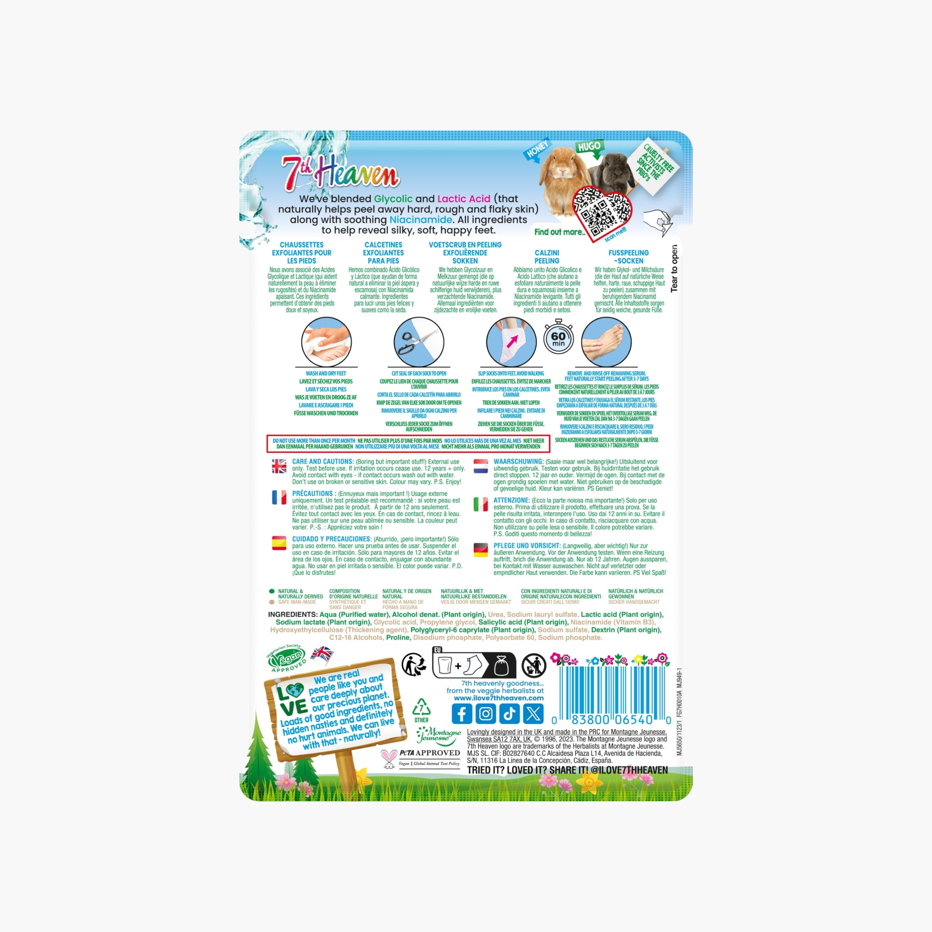 جوارب لتقشير القدمين من سفنث هيفن-beautyandpersonalcare-bathandbody-handsandfeet-image-2