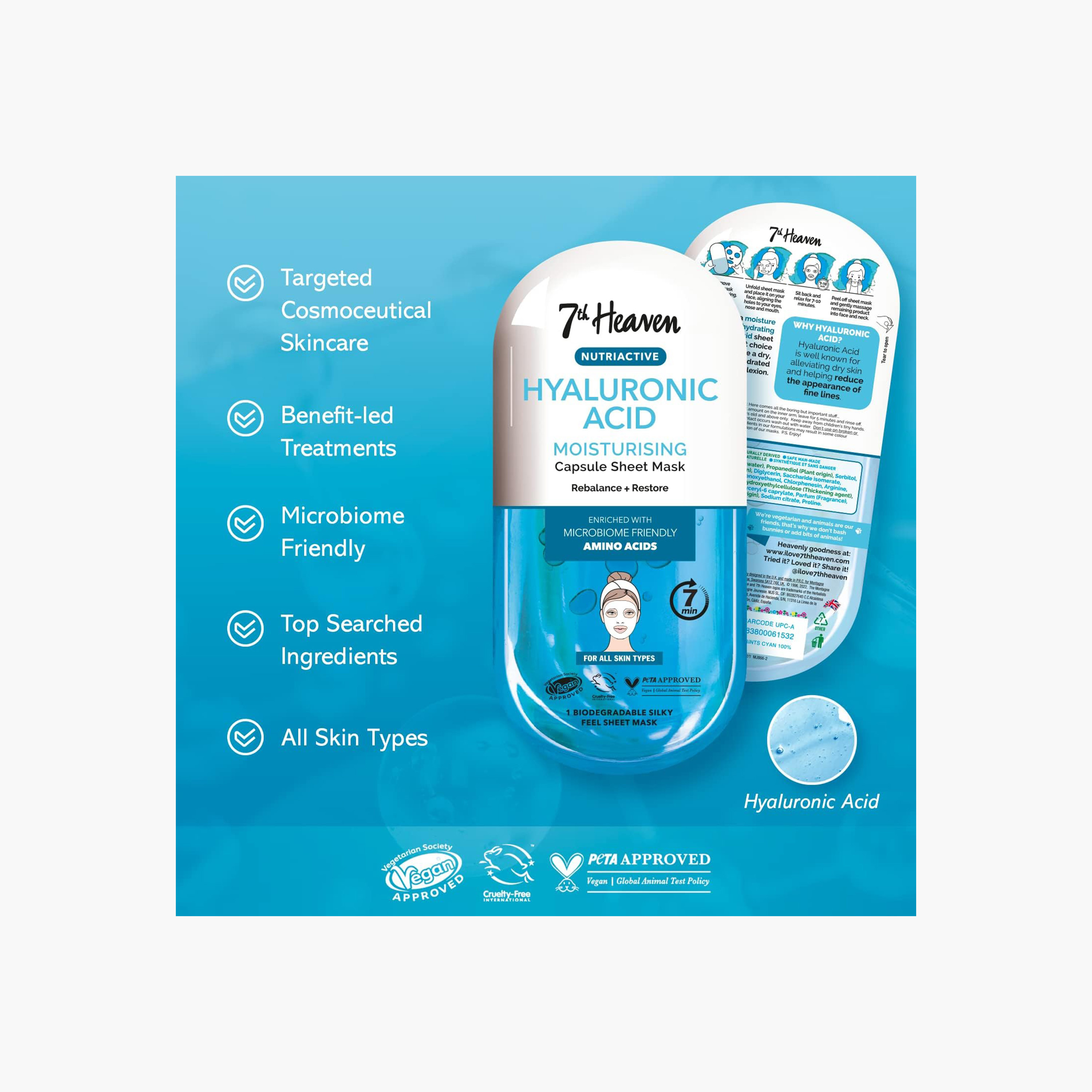 قناع الترطيب الفائق بحمض الهياليورونيك من سيفنث هيفن-beautyandpersonalcare-skin-masks-masksandpeels-image-3