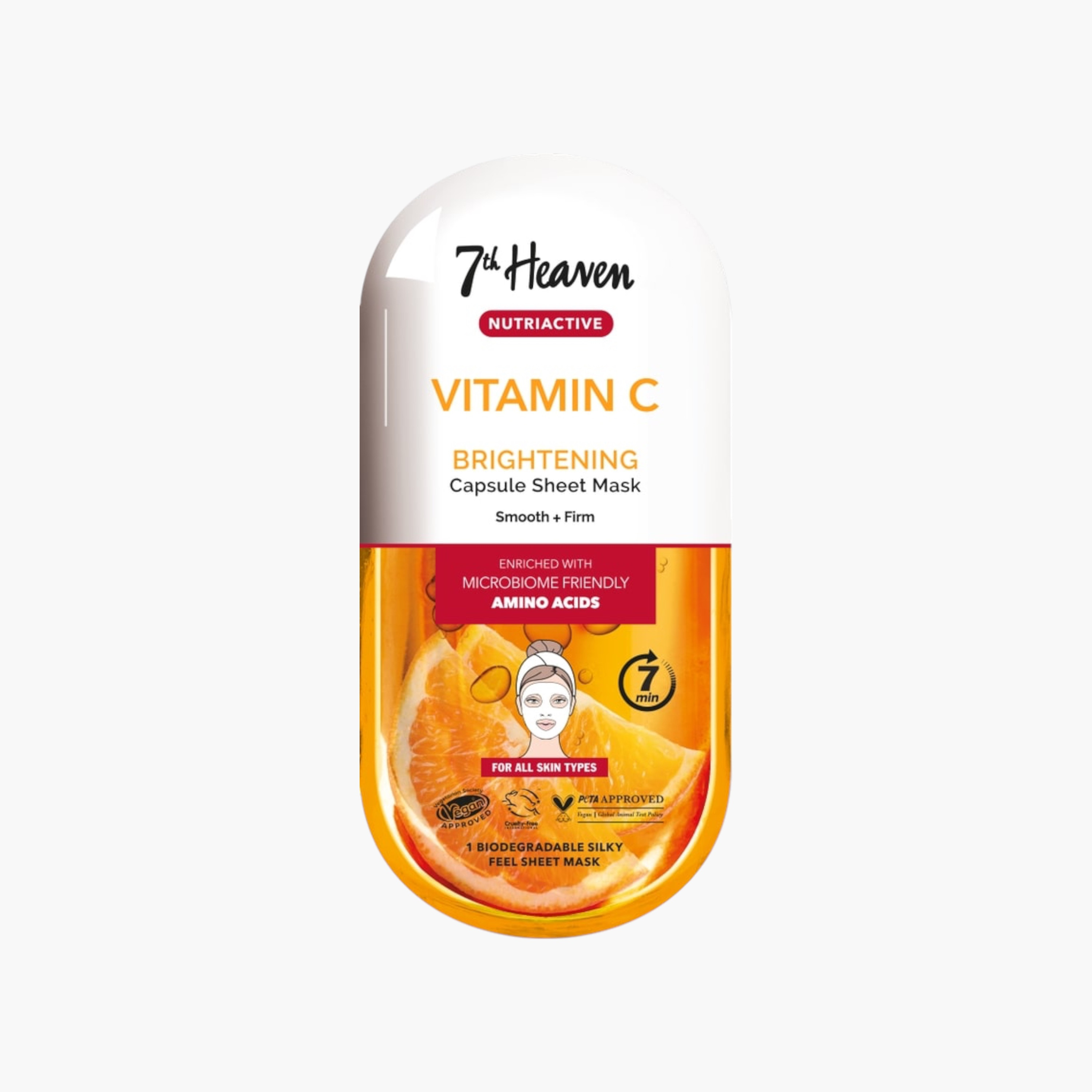 7th HEAVEN Nutriactive Vitamin C Capsule Sheet Mask-beautyandpersonalcare-skin-masks-masksandpeels-image-1
