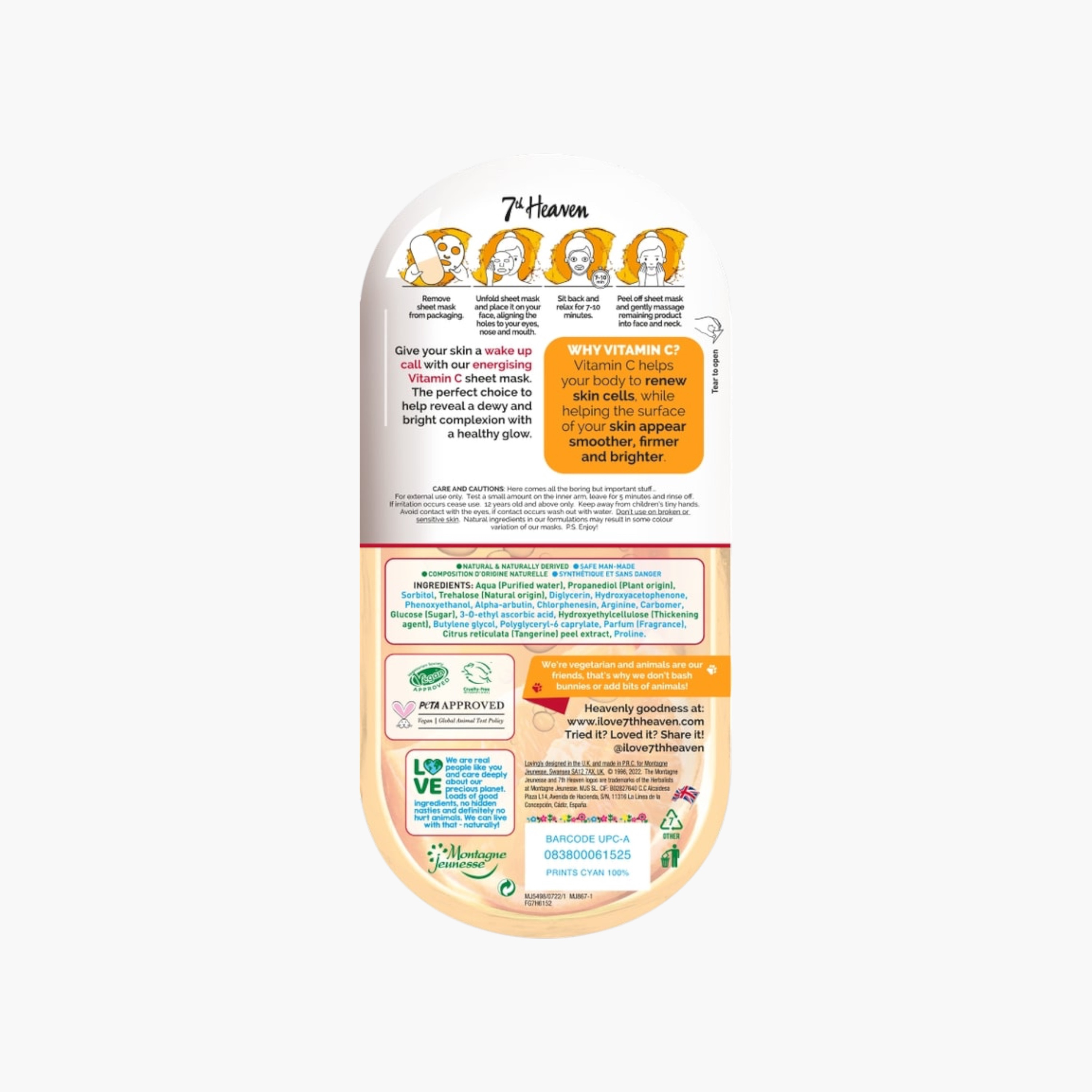 7th HEAVEN Nutriactive Vitamin C Capsule Sheet Mask-beautyandpersonalcare-skin-masks-masksandpeels-image-2