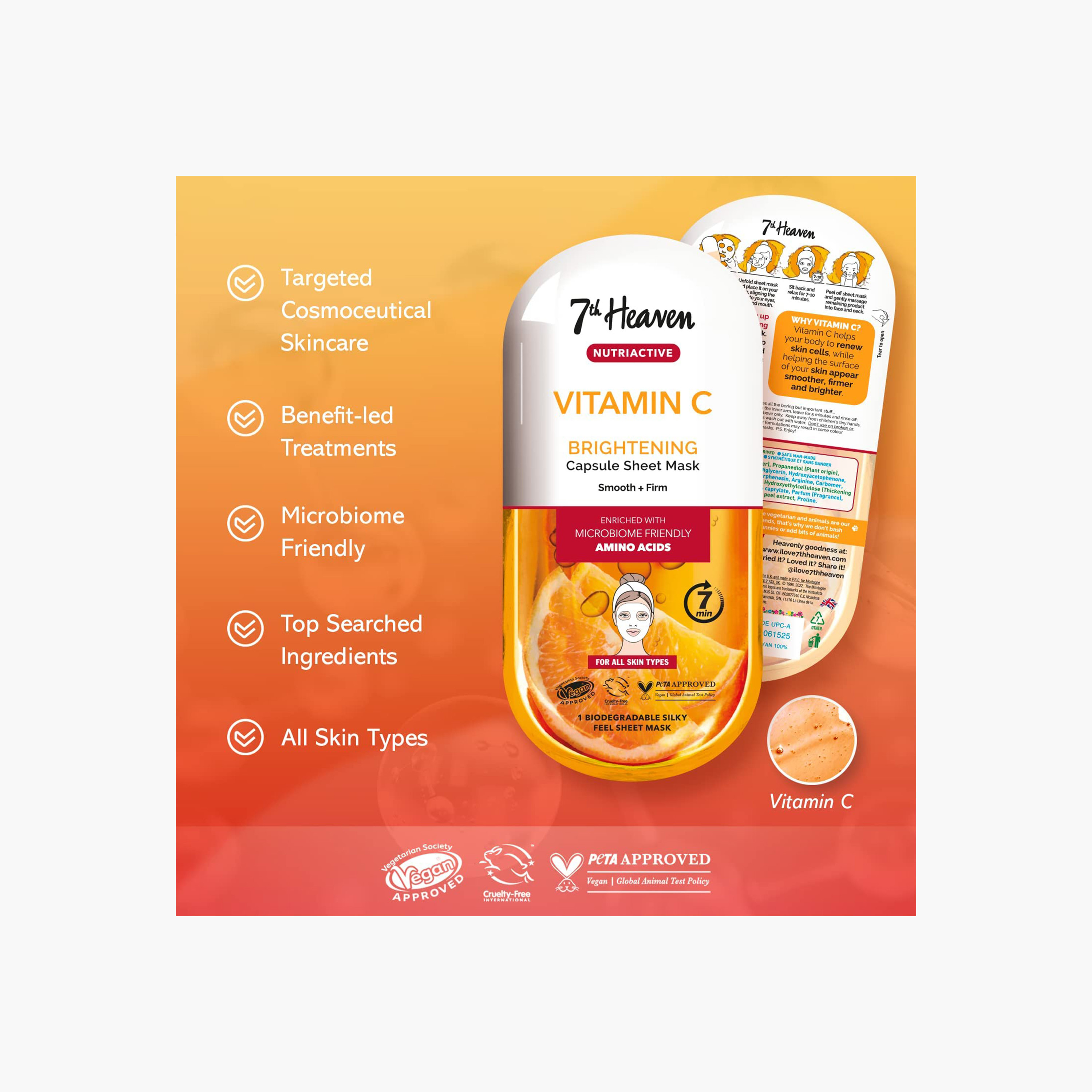 7th HEAVEN Nutriactive Vitamin C Capsule Sheet Mask-beautyandpersonalcare-skin-masks-masksandpeels-image-3